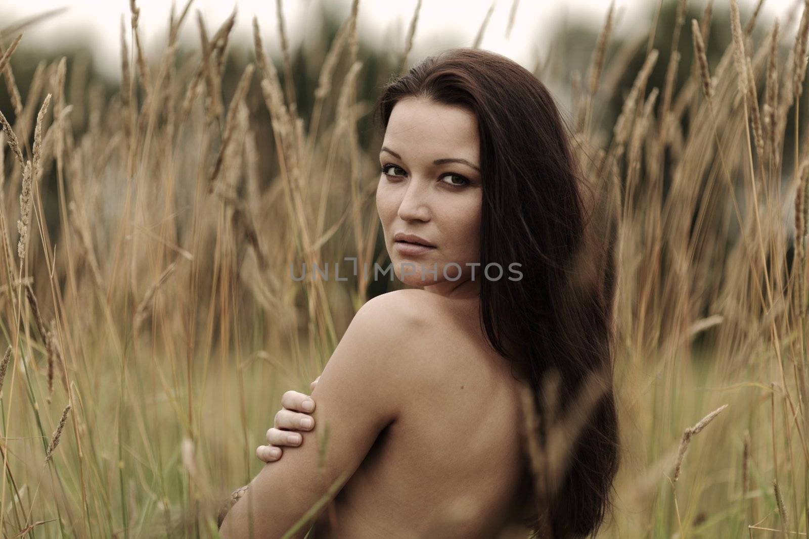 woman on in the rye