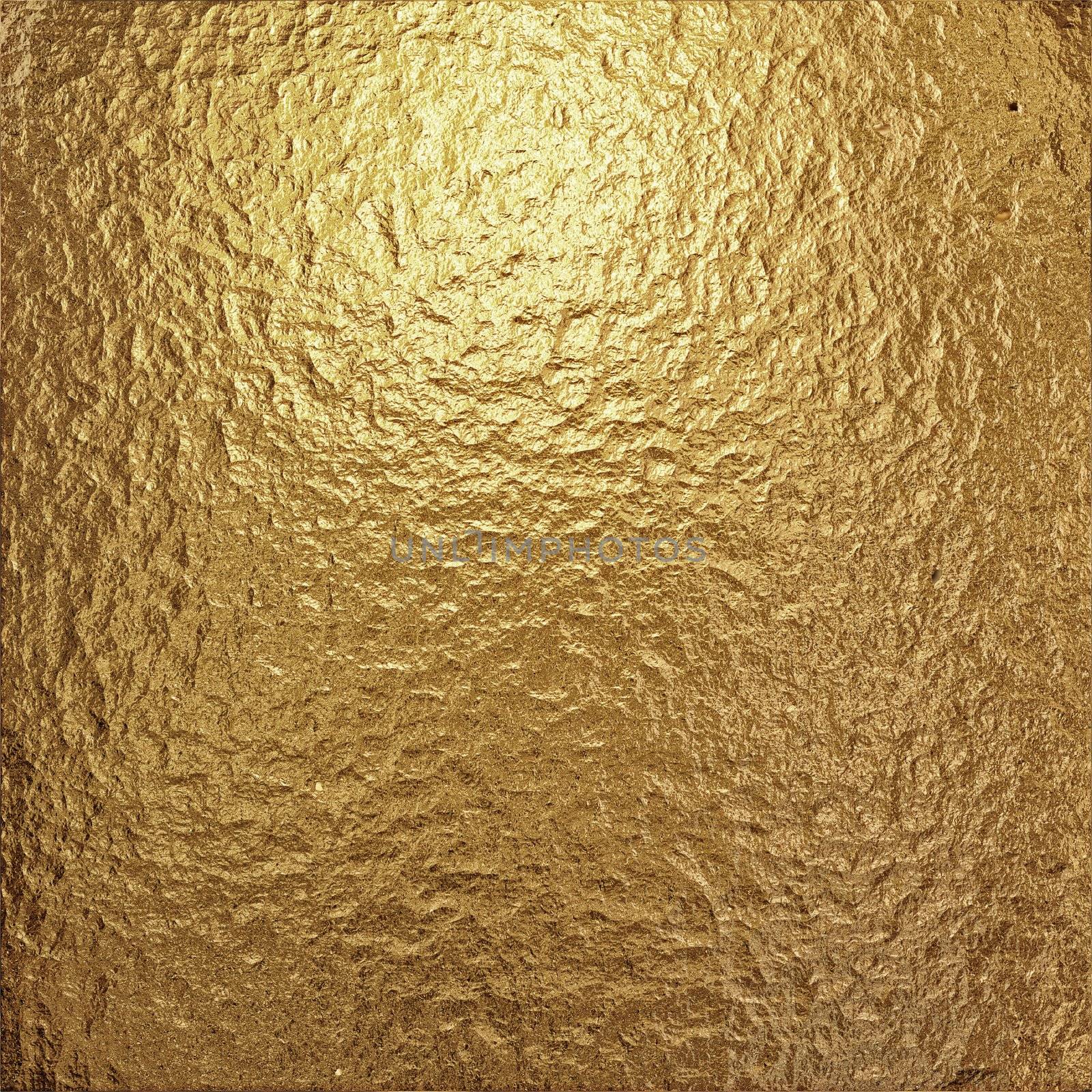  fine crinkled gold aluminium foil by clearviewstock