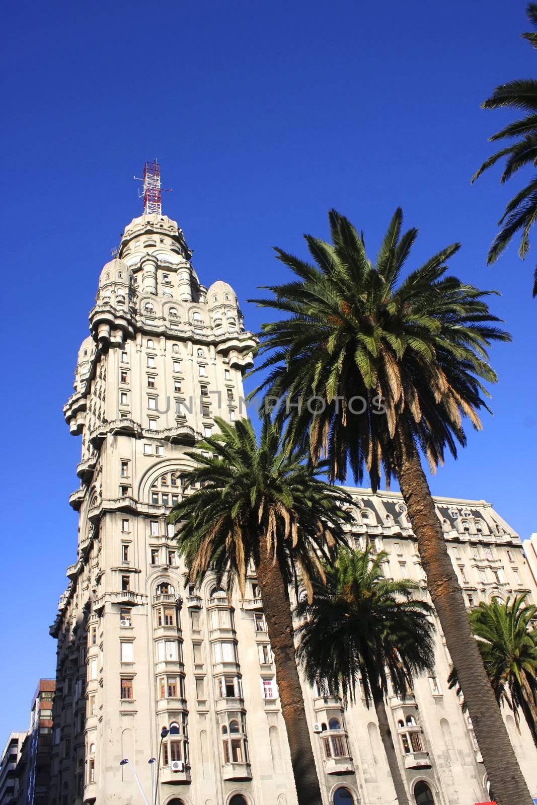 The Palacio Salvo in Montevideo, Uruguay.