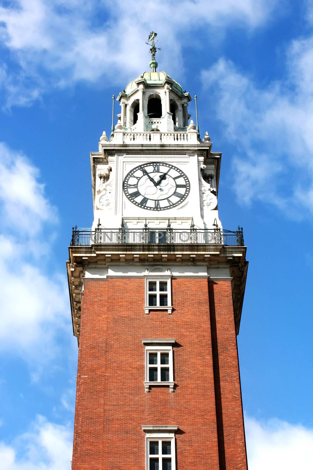 The Monumental Tower or "English Tower" in Buenos Aires, Argentina.