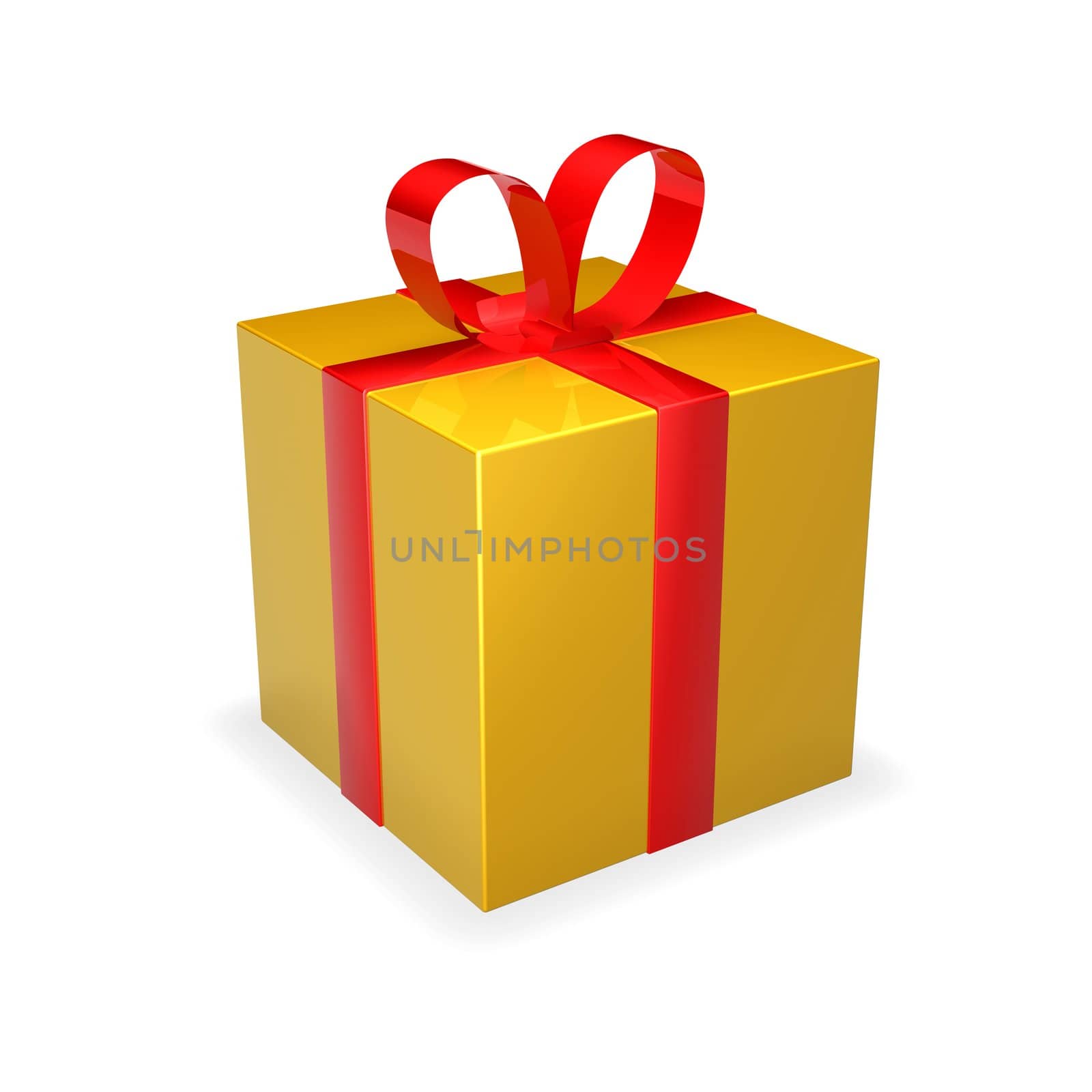 Golden Gift Box by Spectral