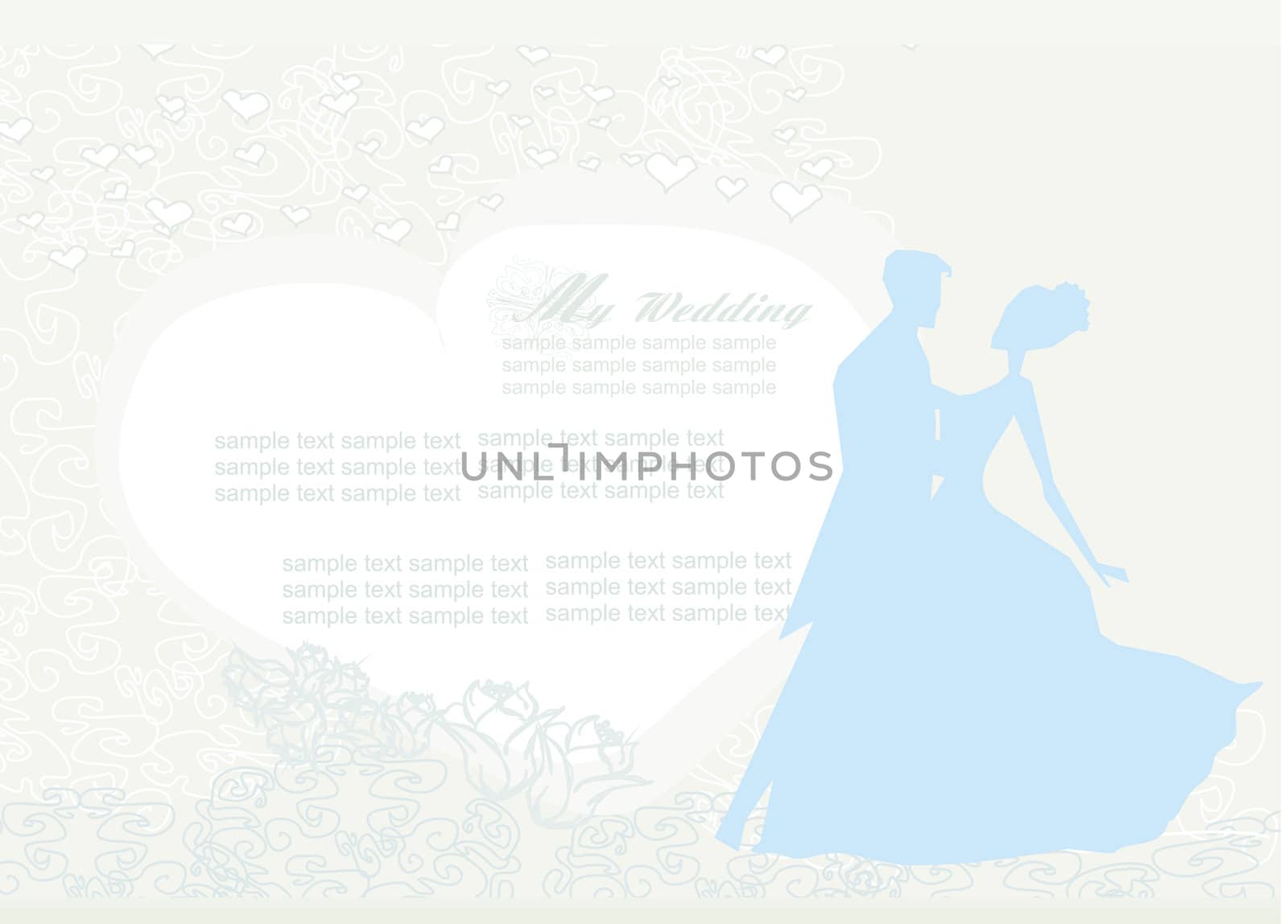 wedding dancing couple background by JackyBrown