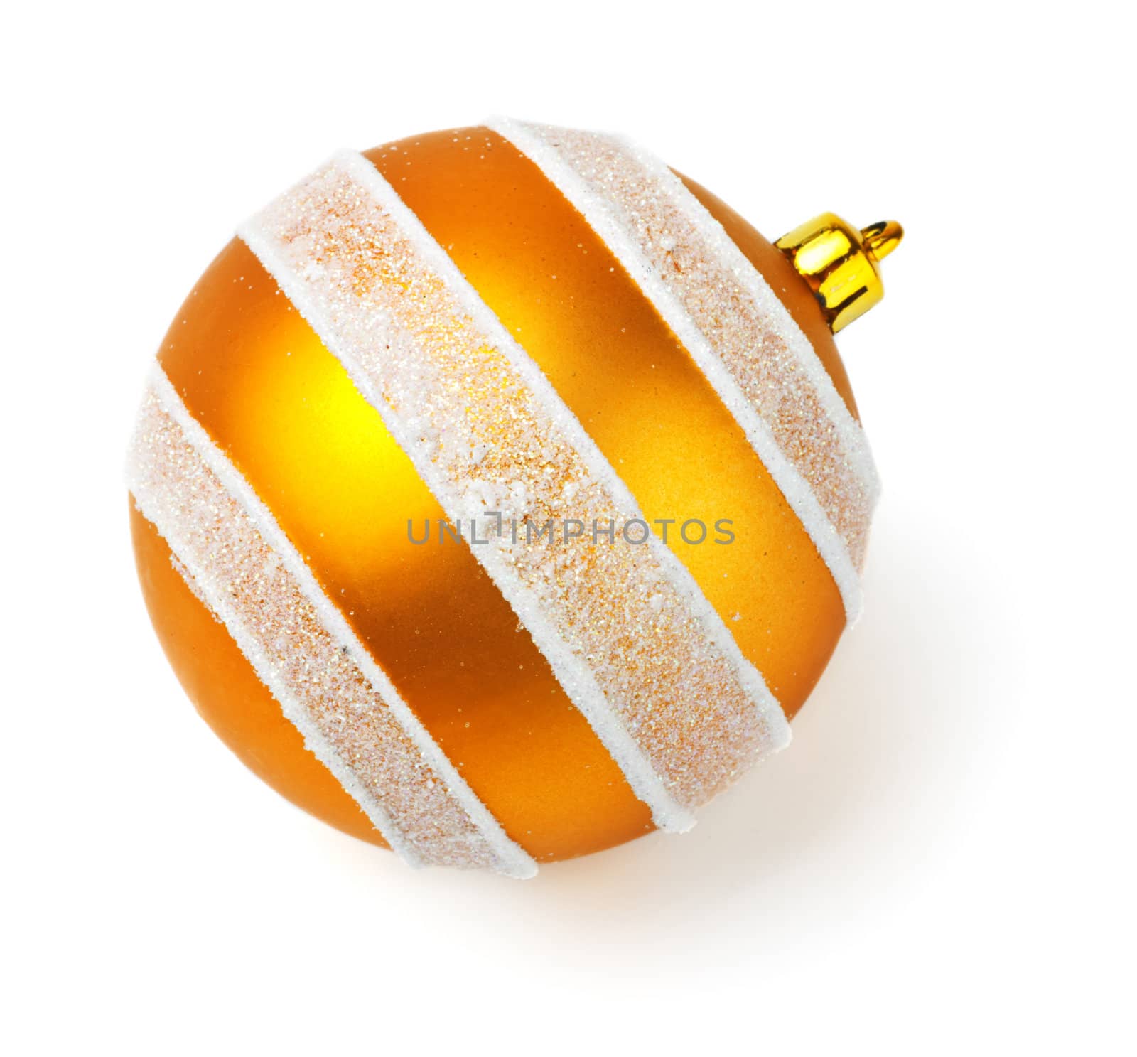 yellow decoration ball by petr_malyshev