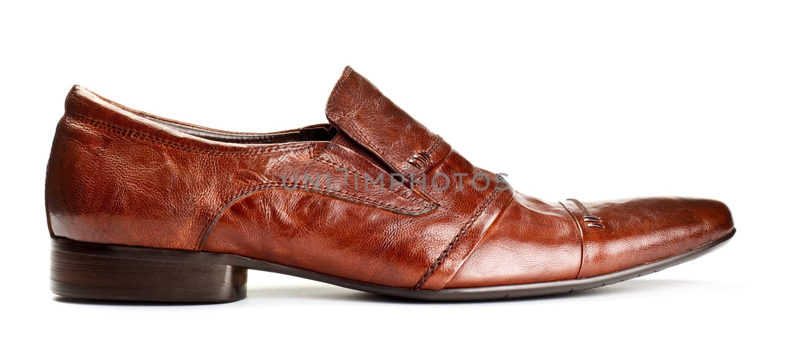 single brown shoe by petr_malyshev