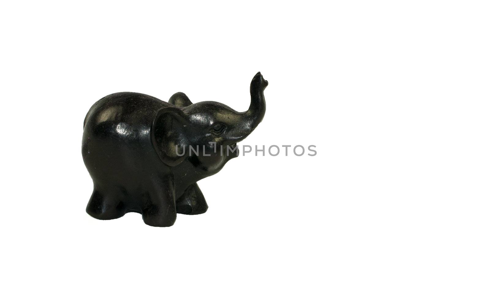 black thai elephant from stone 