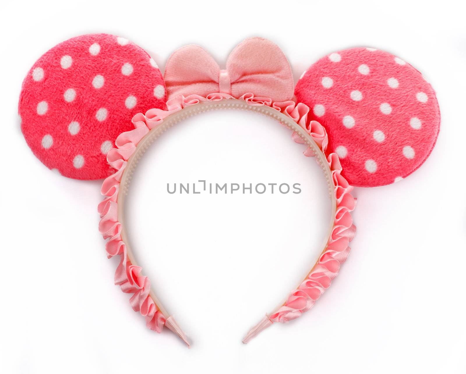 rim with mouse ears on gray background