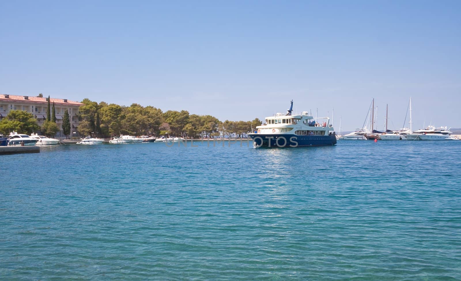 Yacht port. Large island of Brijuni. Croatia by nikolpetr