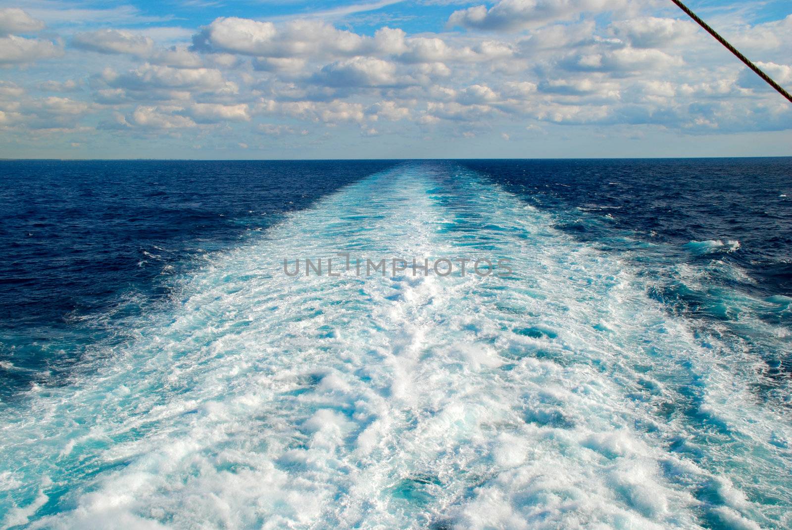 stock pictures of the sea taken from a cruise ship