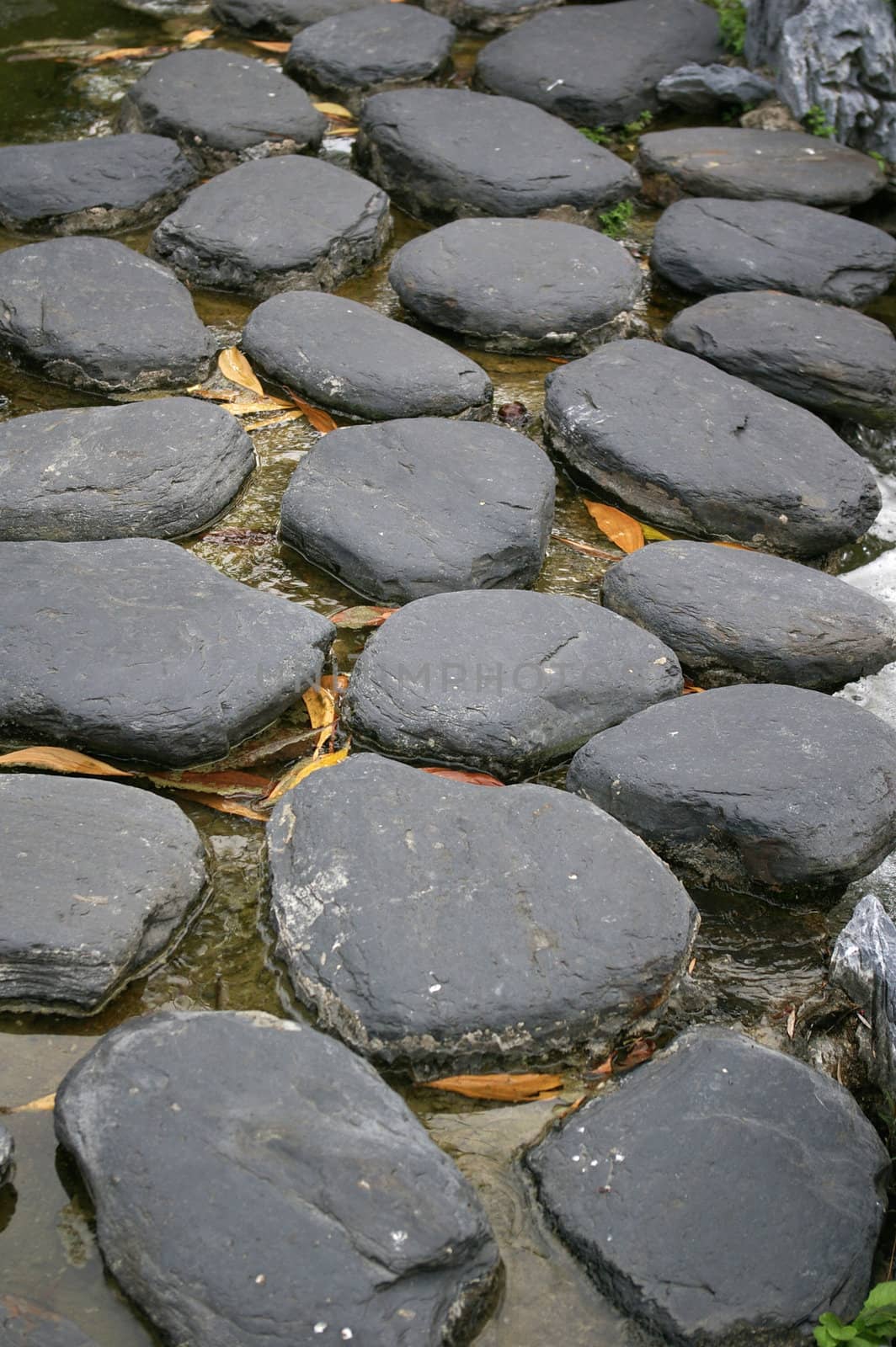 Stony floor background