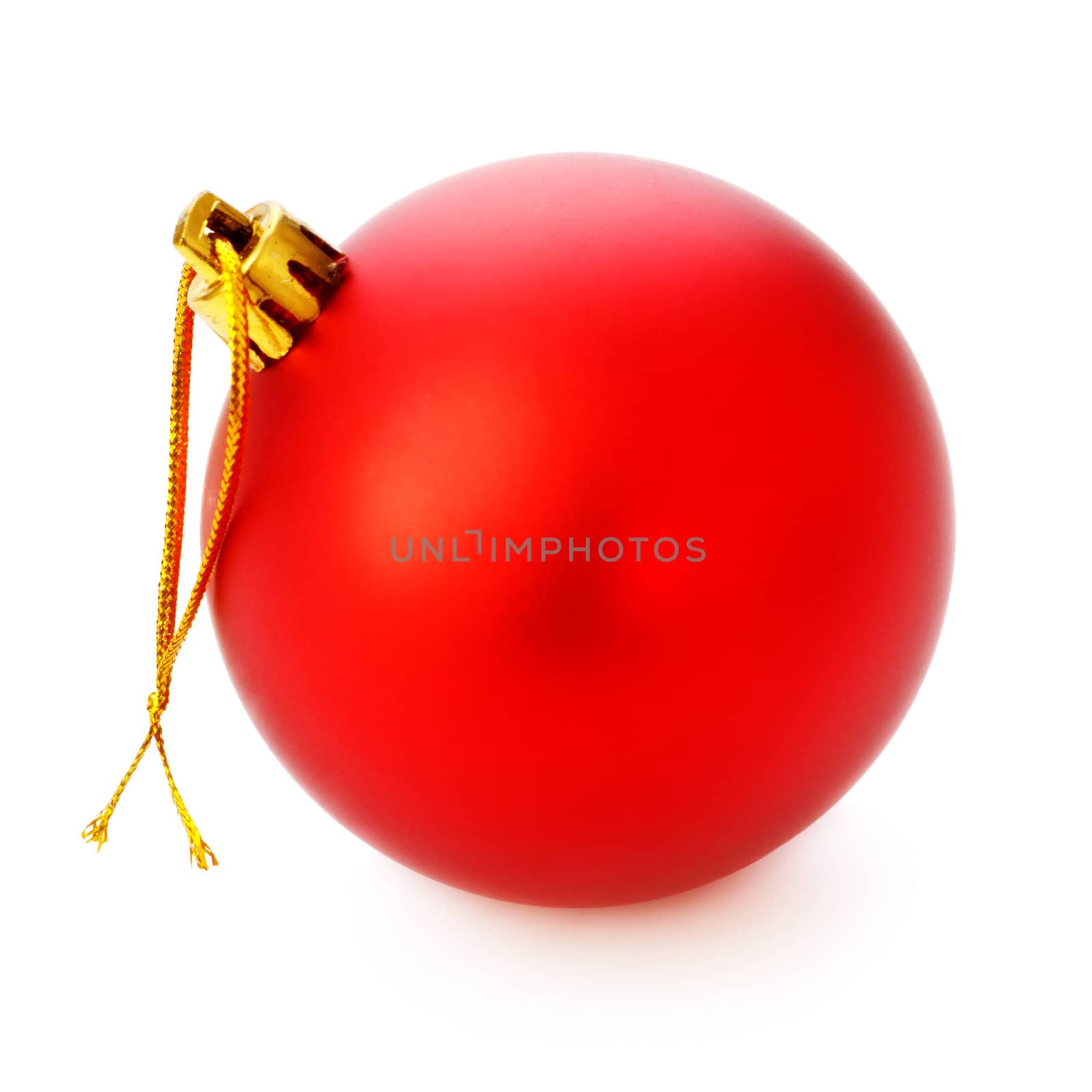 Red Christmas Ball by petr_malyshev