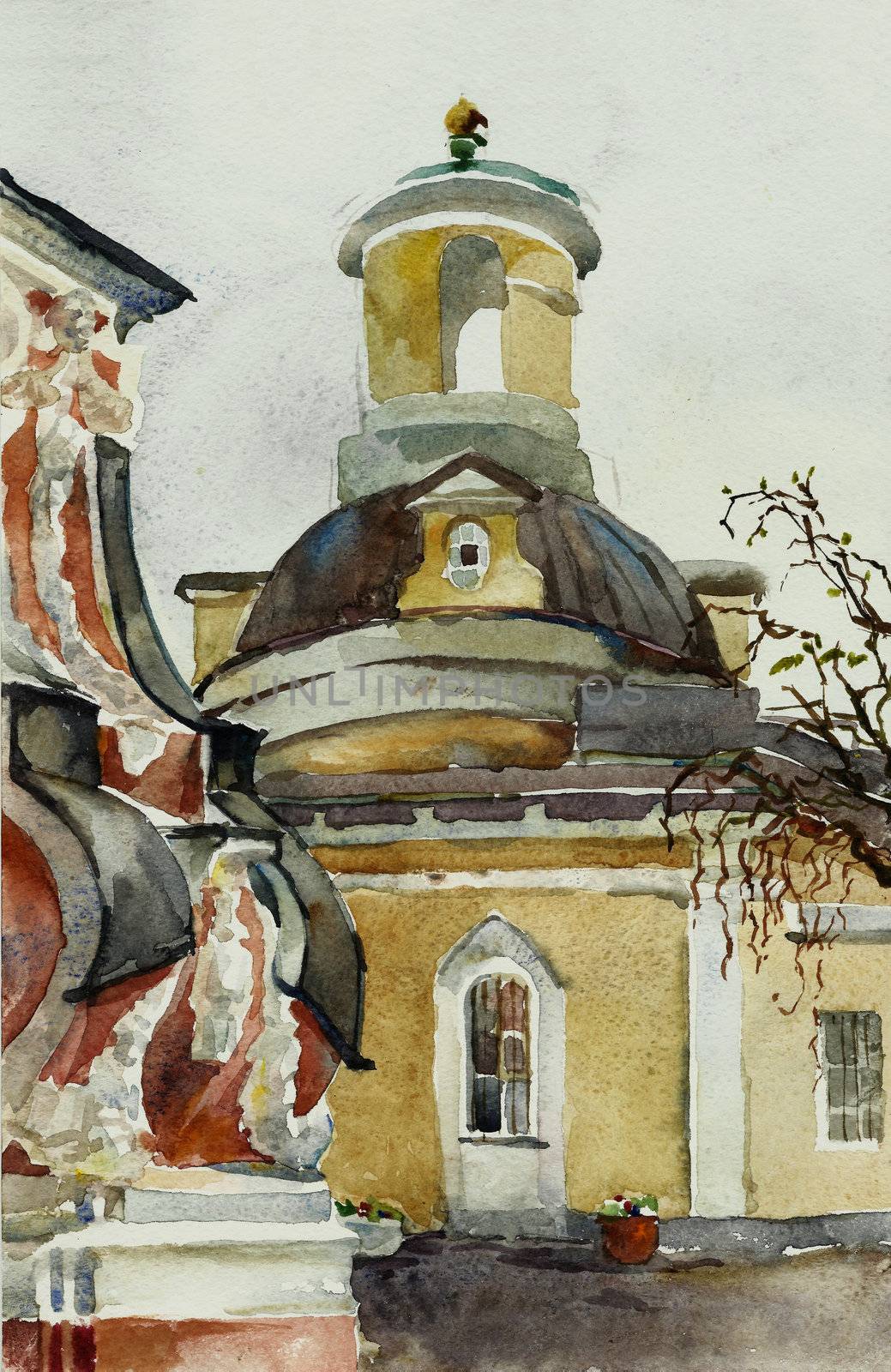 old baroque church