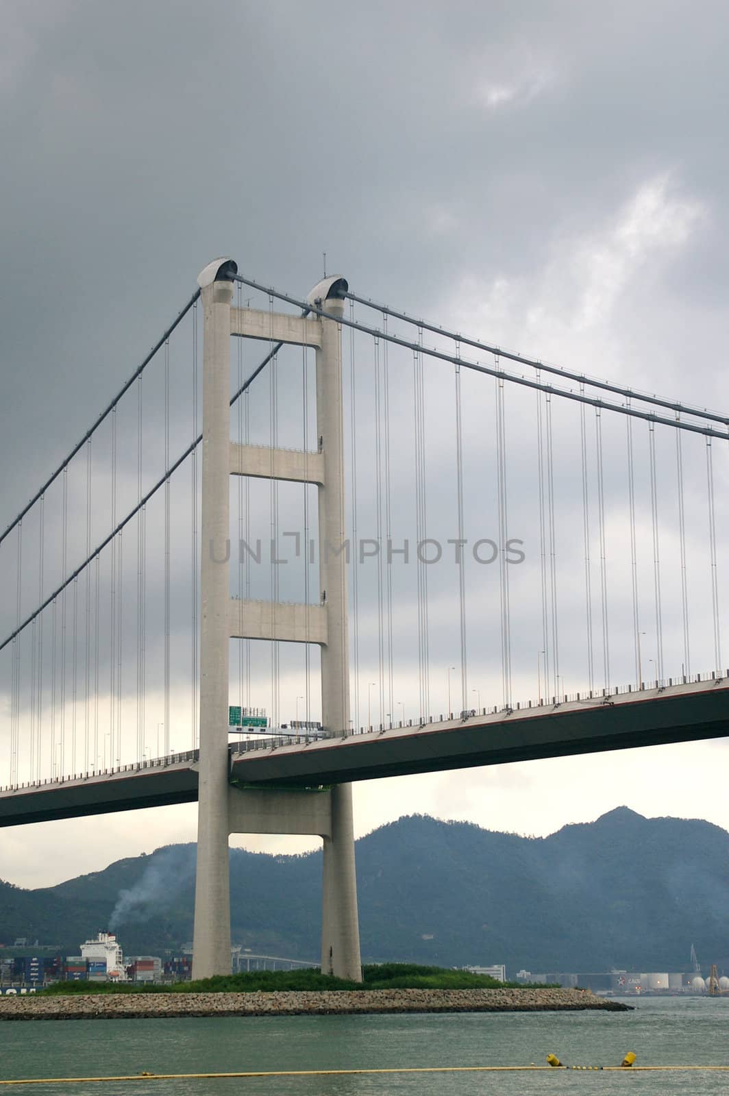 Tsing Ma Bridge in Hong Kong by kawing921