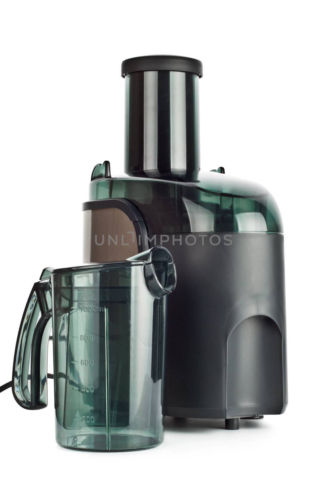 juice extractor isolated on white background, front view