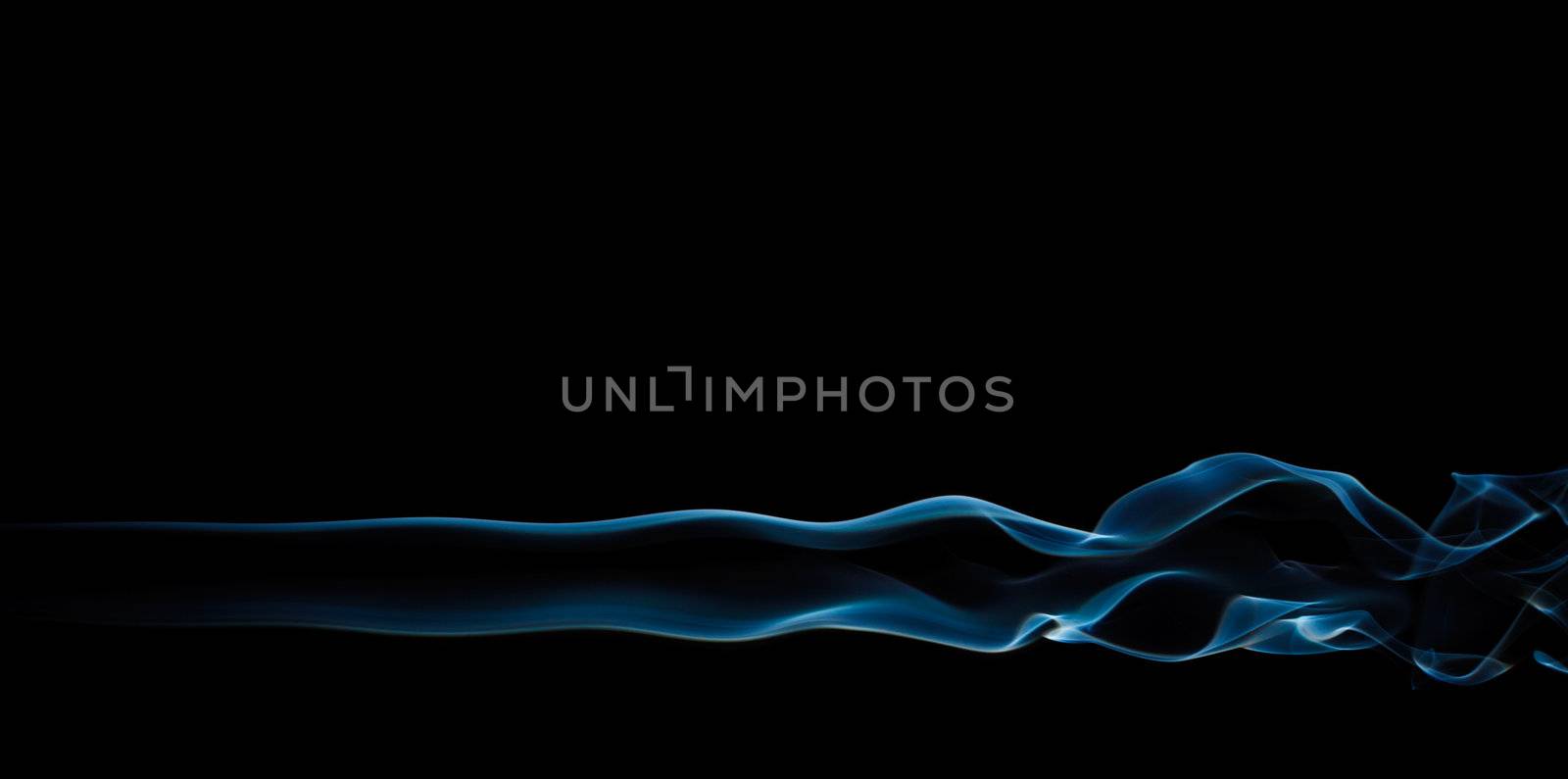 Blue Smoke On Black by petr_malyshev