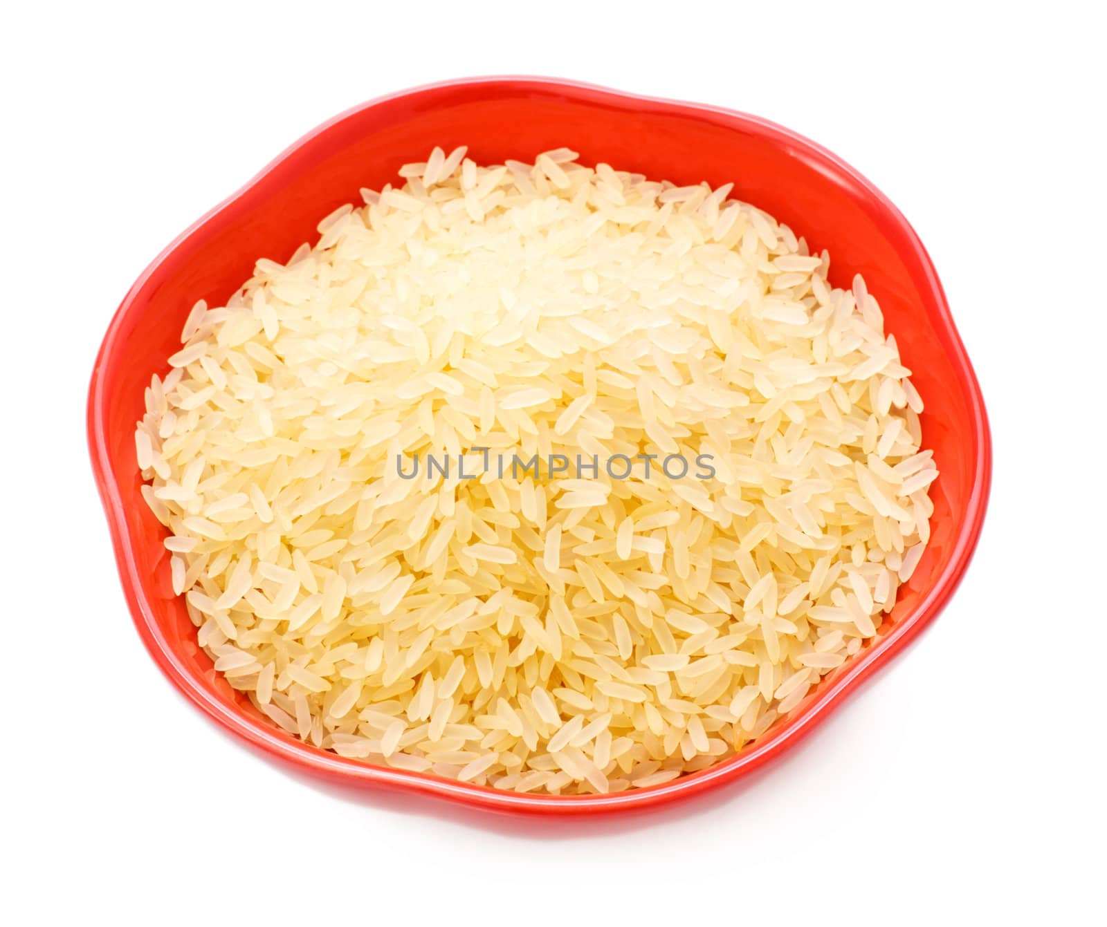 Bowl Of Raw Rice by petr_malyshev