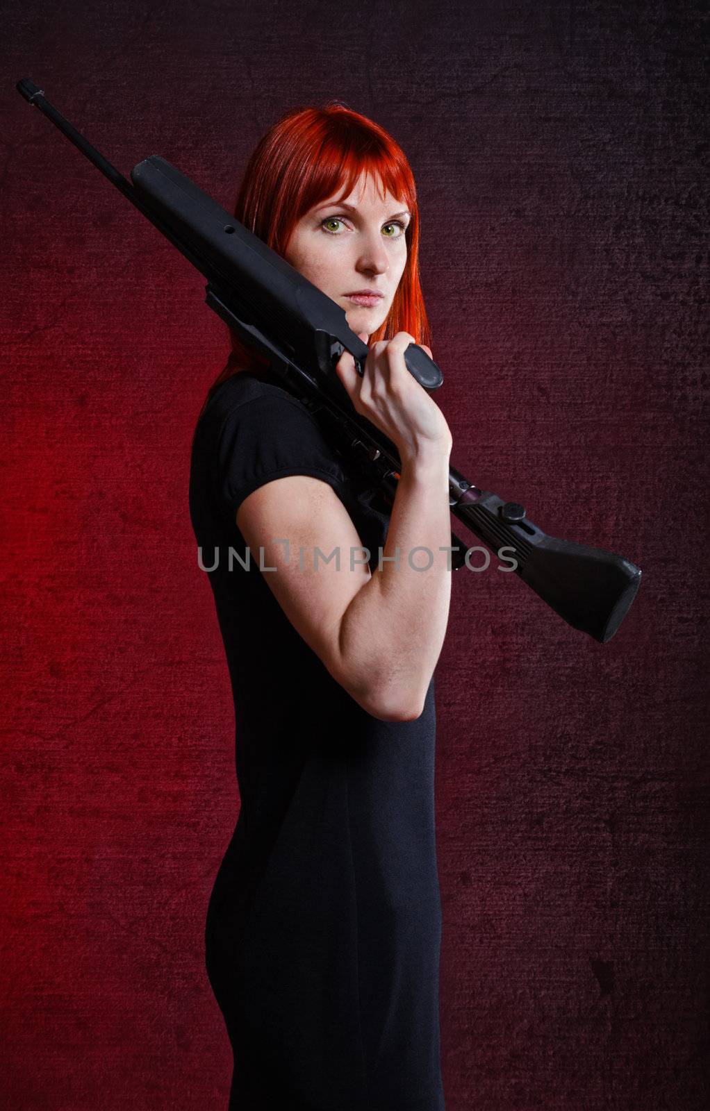Sniper Woman by petr_malyshev