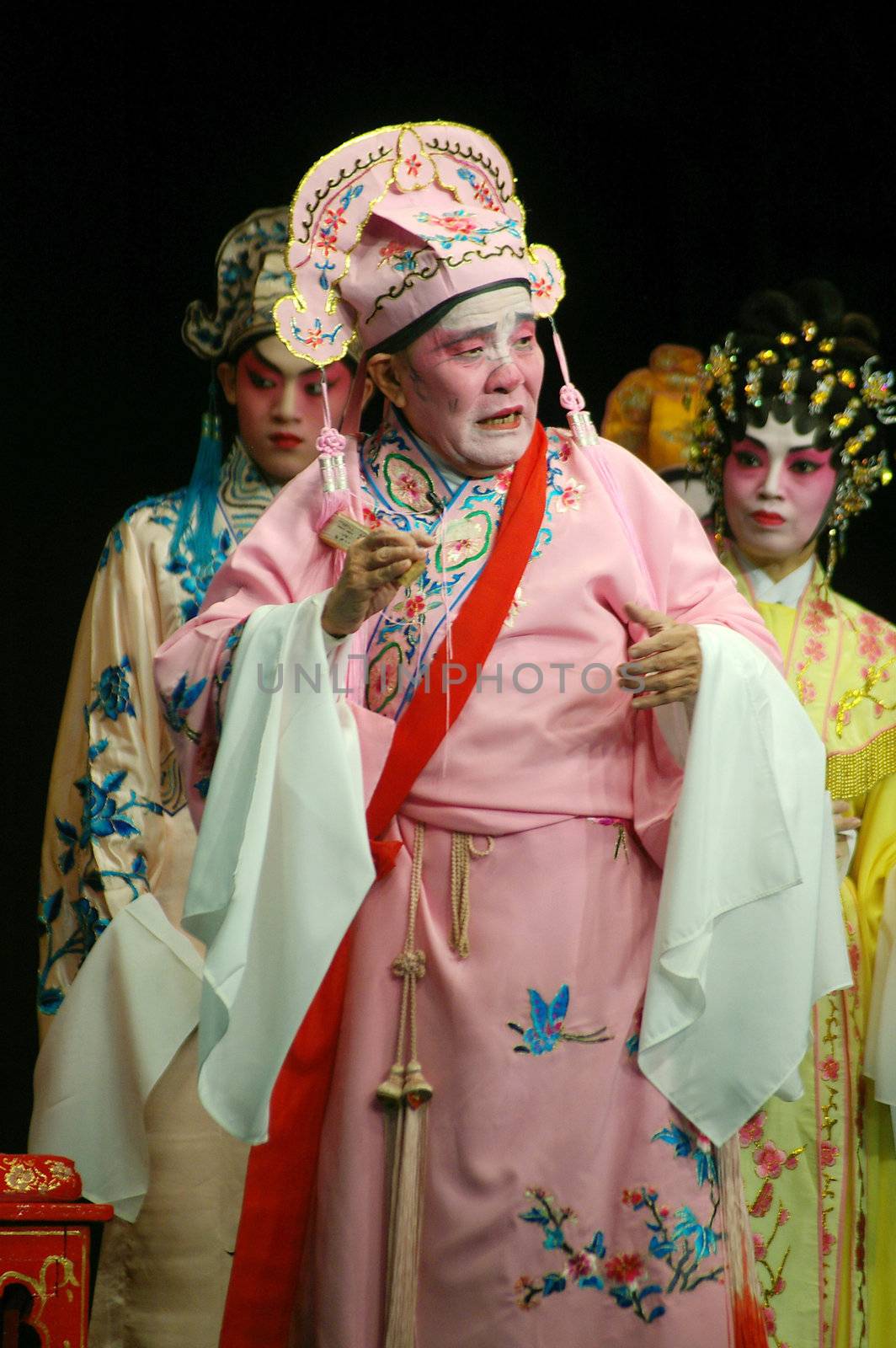 Cantonese Opera in  Mui Wo water lantern festival, Hong Kong by kawing921