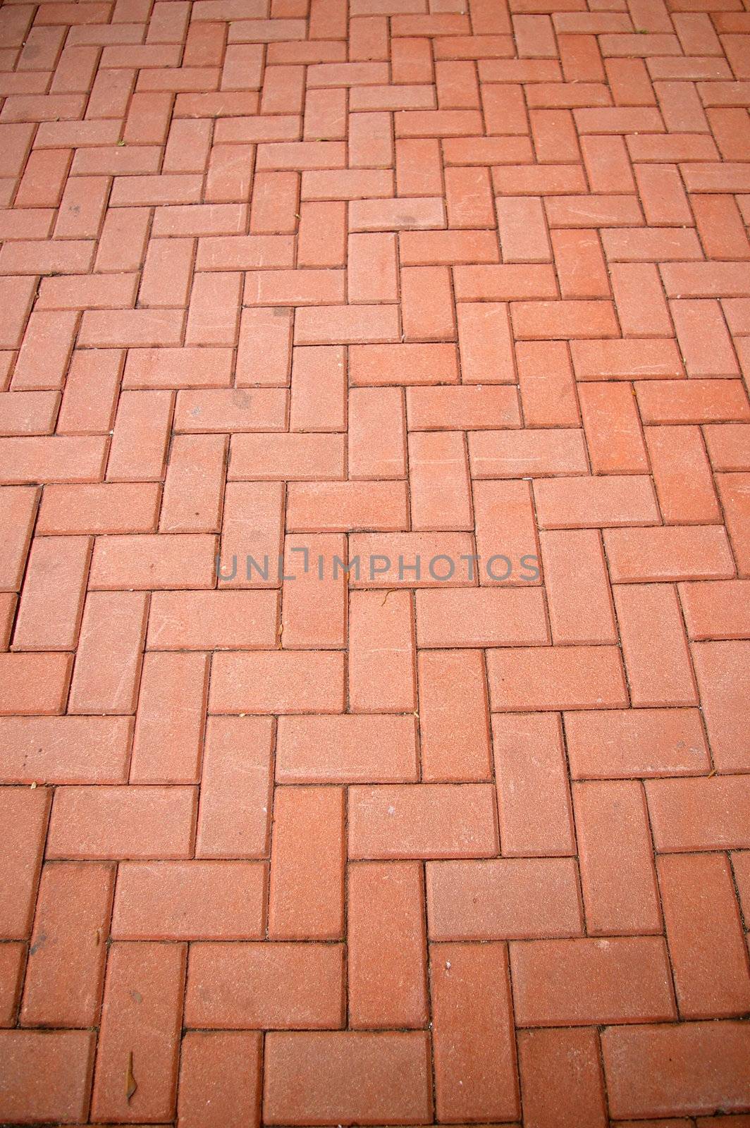 Bricked floor