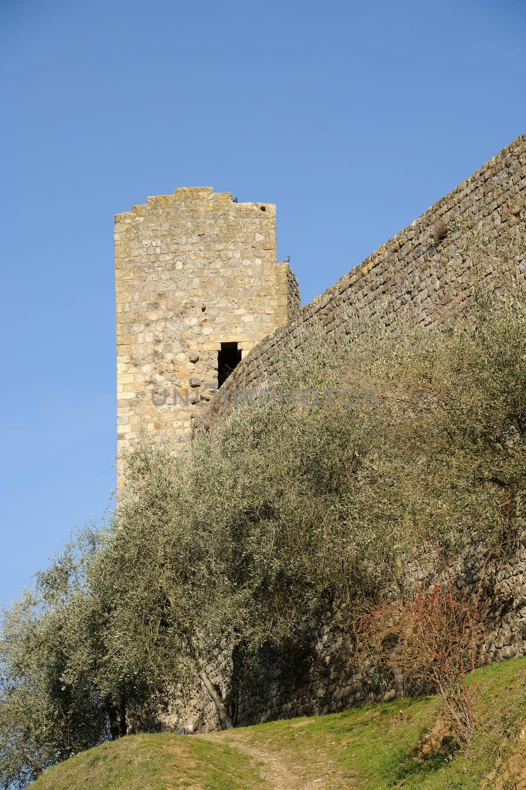 Monteriggioni (Siena, Tuscany, Italy), historic fortificated town