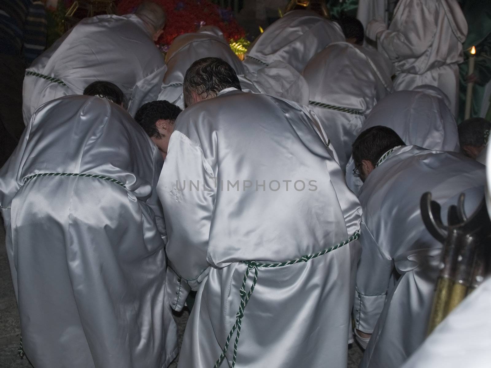 Nazarenes in a procession by angelsimon