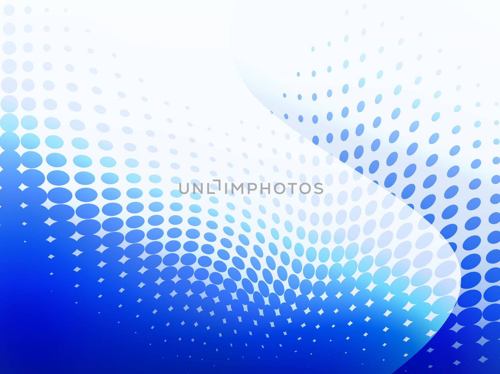 Background with blue circles tone.