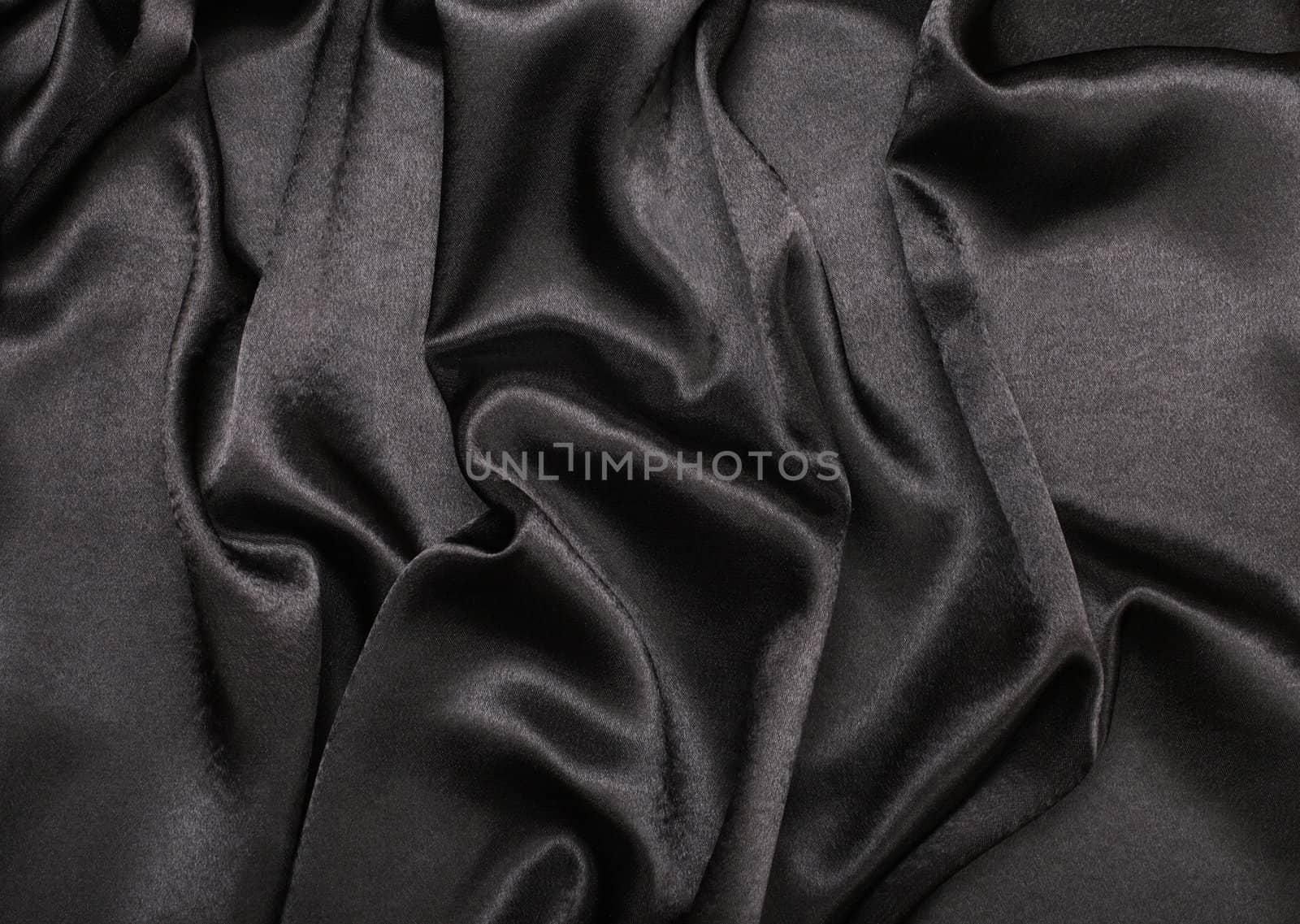 black silk fabric background by rudchenko