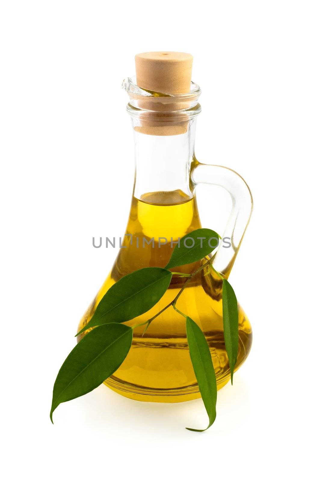 An image of a bottle of olive oil