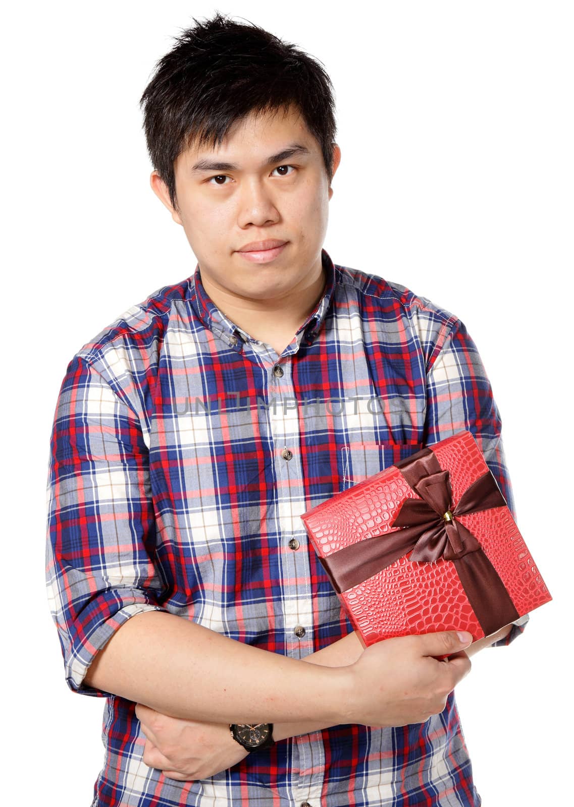 man give gift by leungchopan