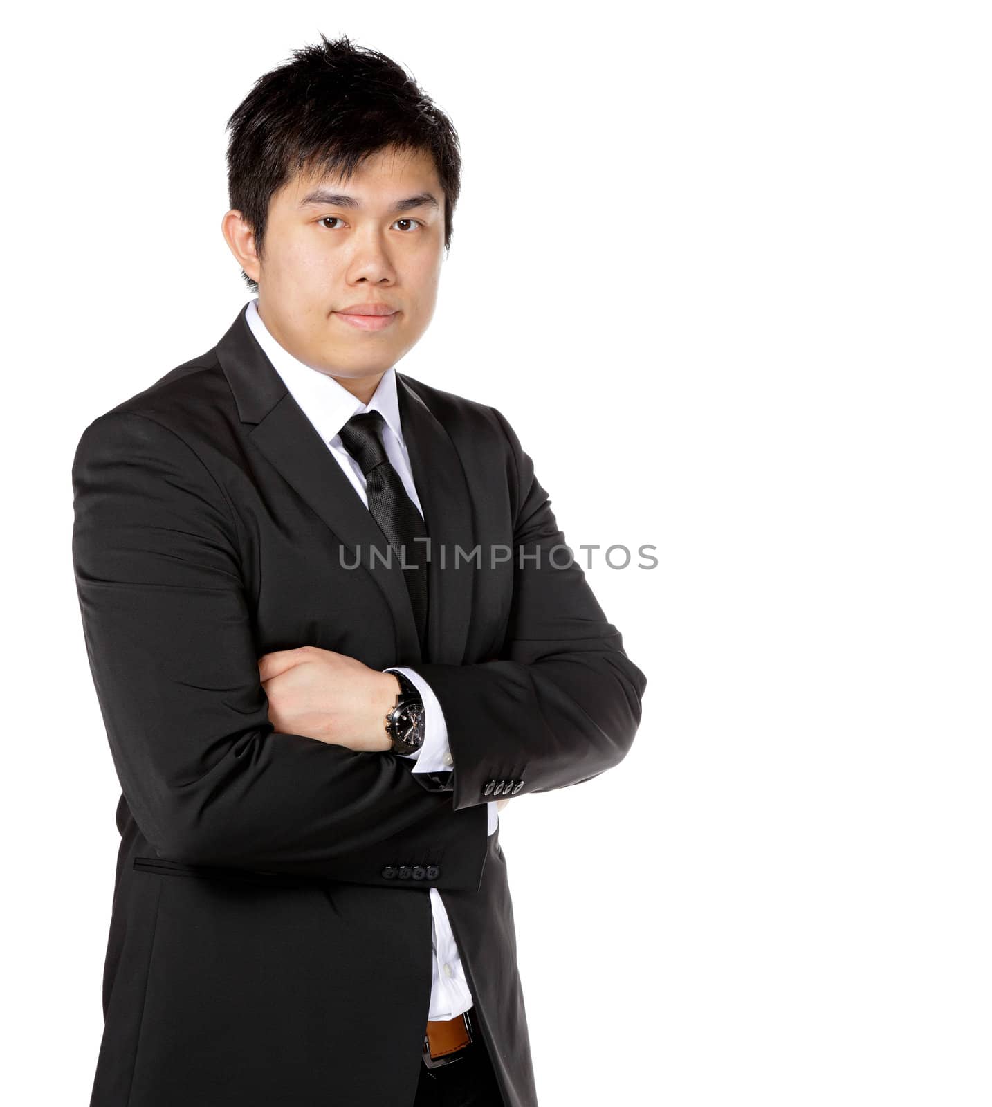 young asian business man