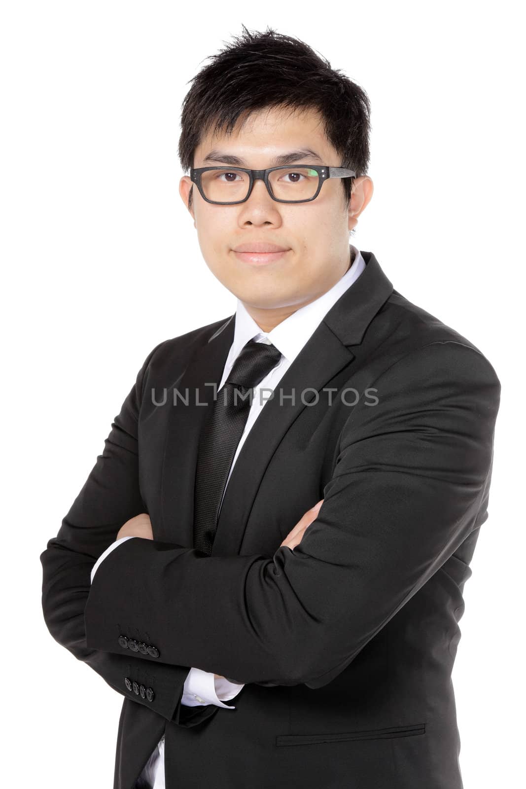 young asian business man