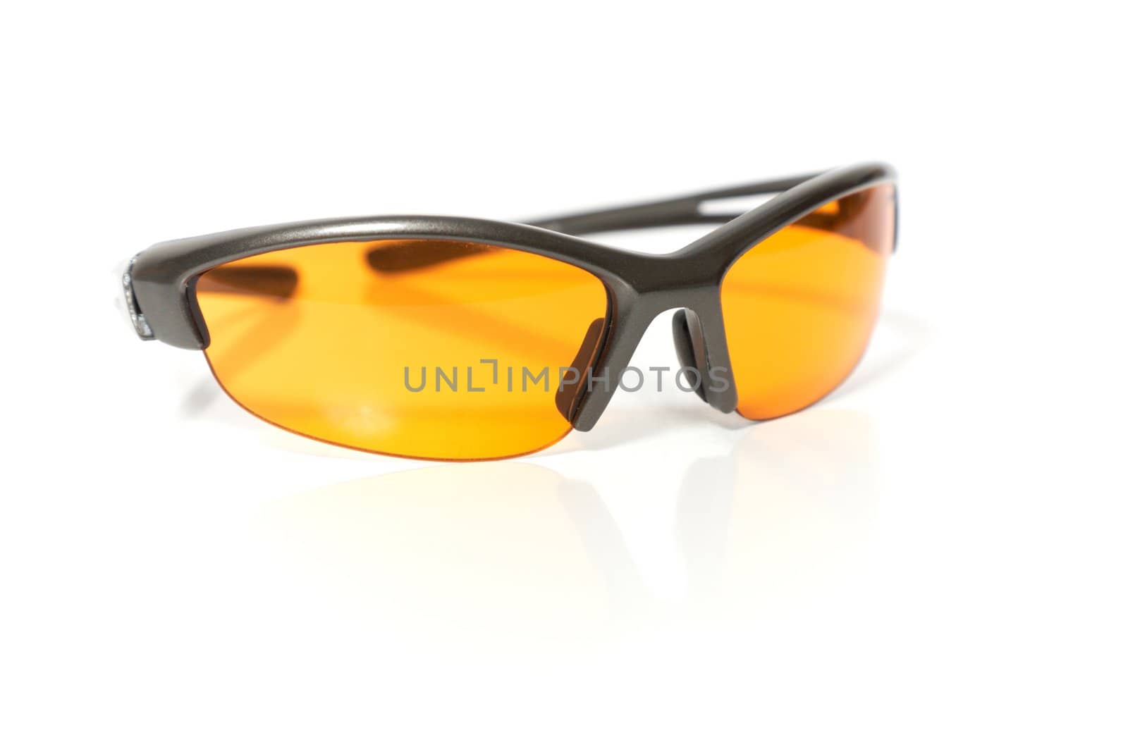 sunglasses on white background