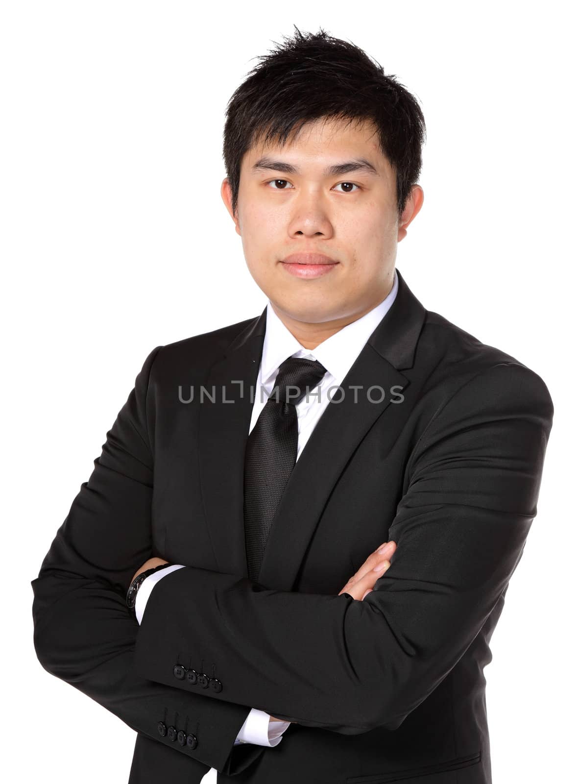 young asian business man