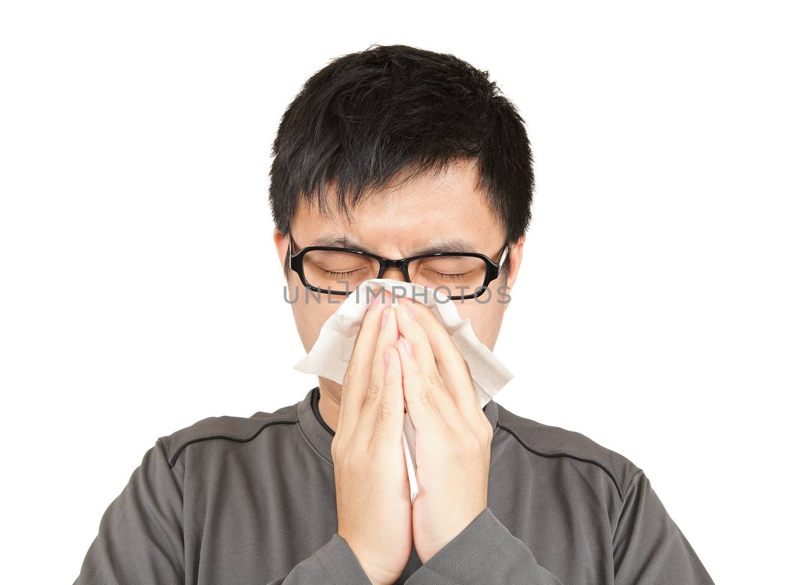 sneeze man by leungchopan