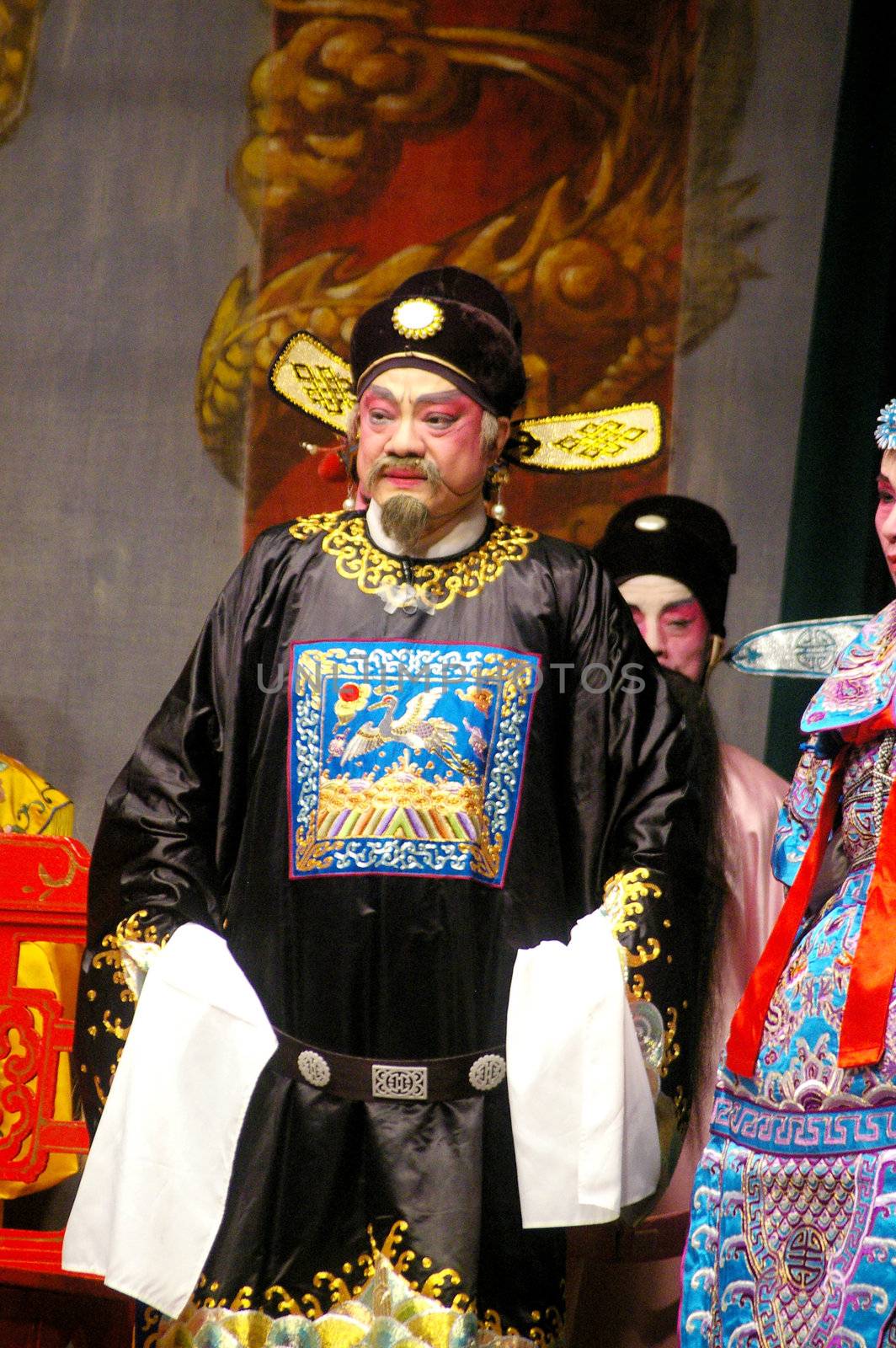 HONG KONG - MAY 21, A Cantonese opera is showing during Cheung Chau Bun Festival at Cheung Chau, Hong Kong on 21 May, 2010. 