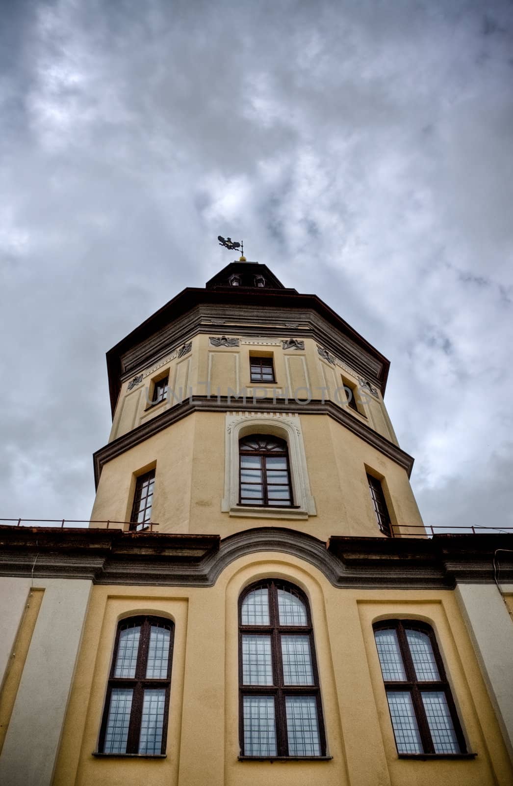 tower of Nesvizh castle, Belarus