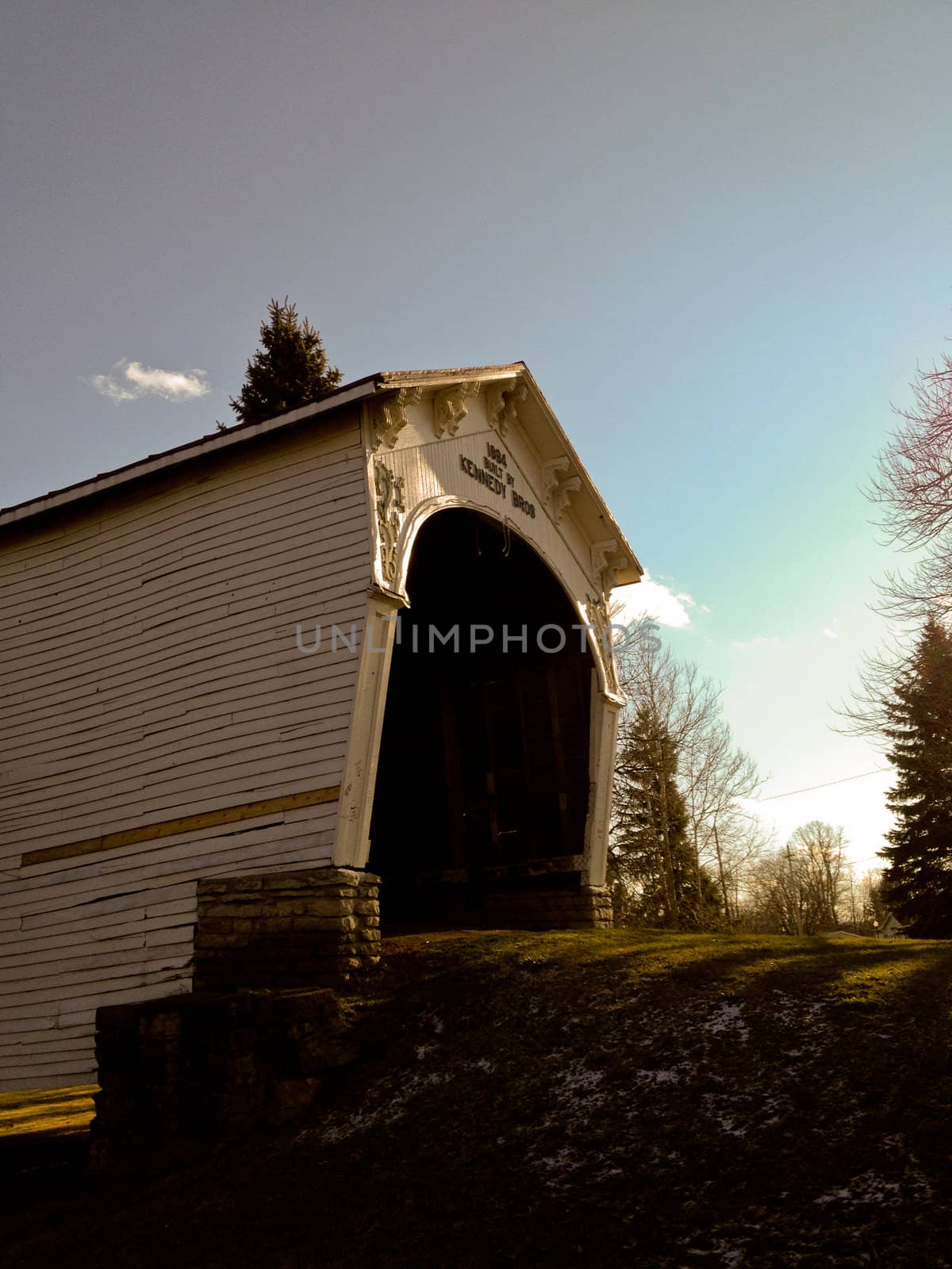 Kennedy Bros Covered Bridge Connersville Indiana Connersville In by RefocusPhoto