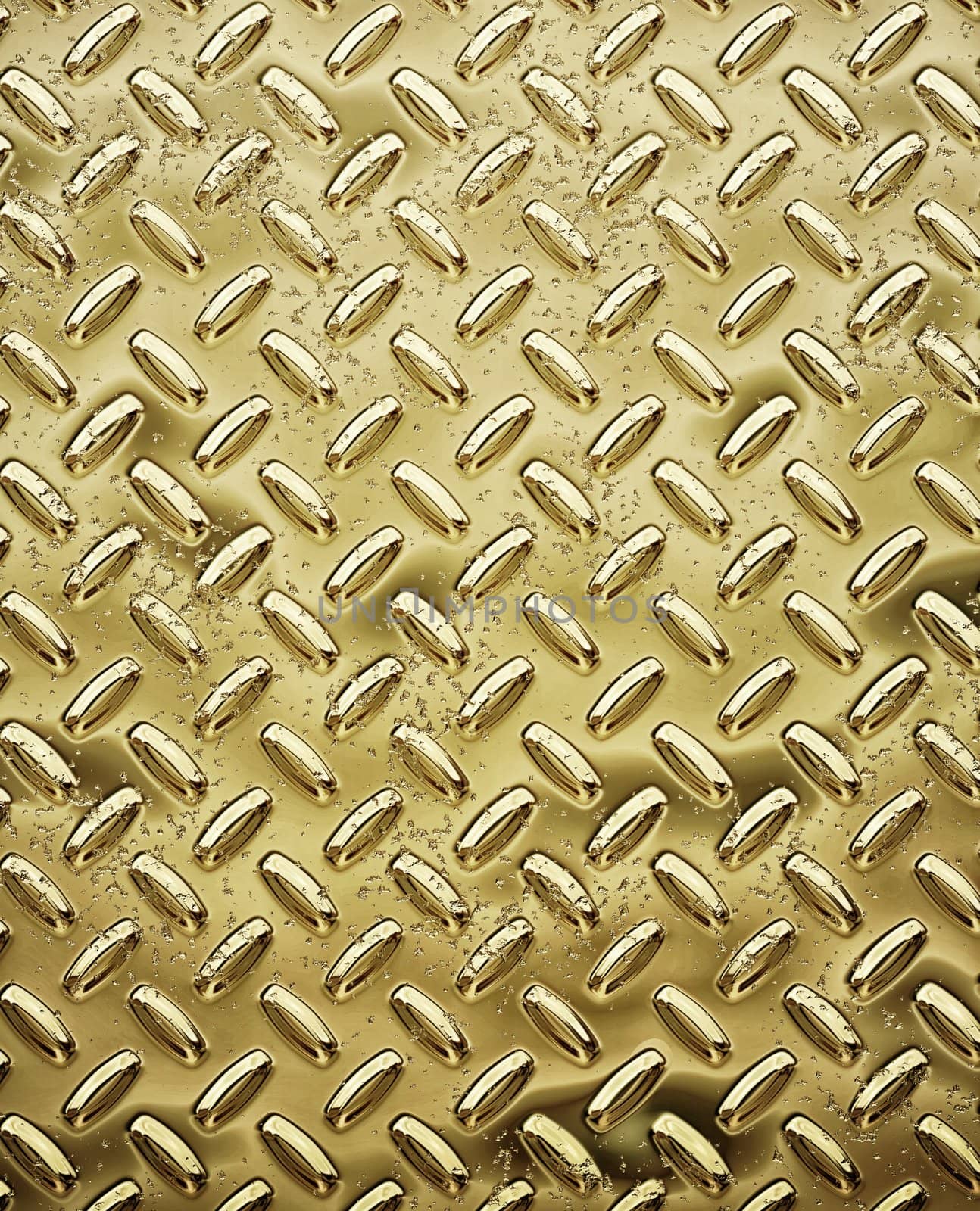 gold tread or diamond plate by clearviewstock