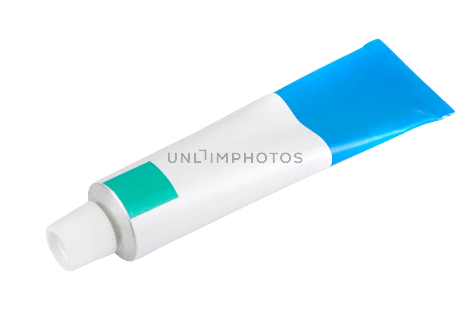 Cream tube isolated on a white background