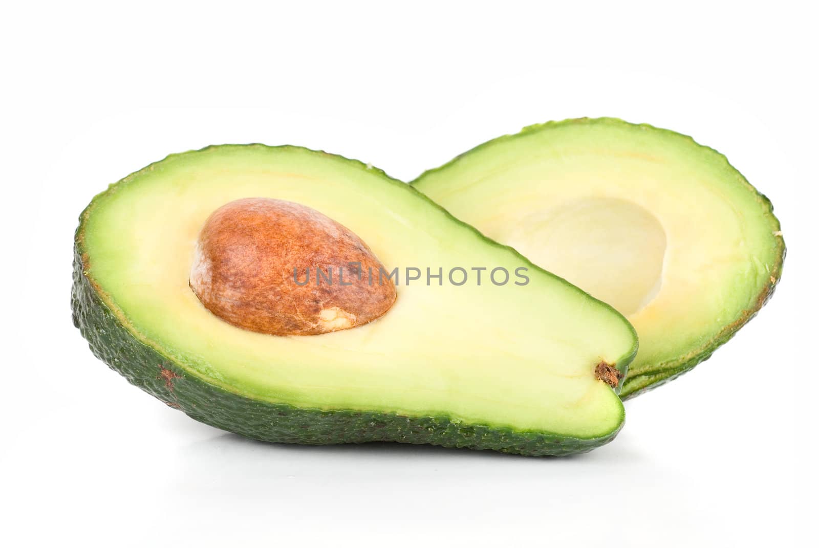 avocado fruit isolated on a white background