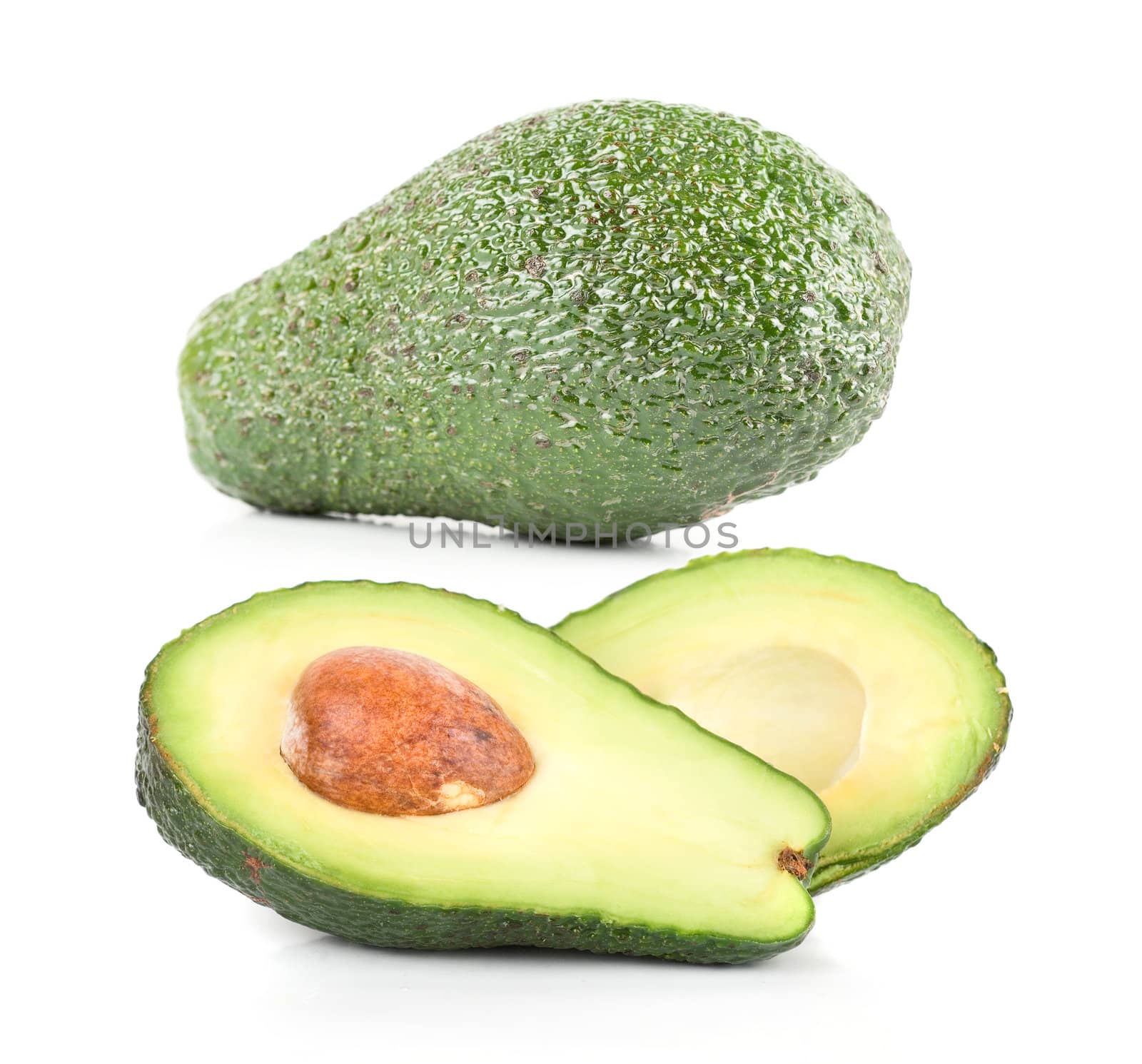 avocado fruit isolated on a white background