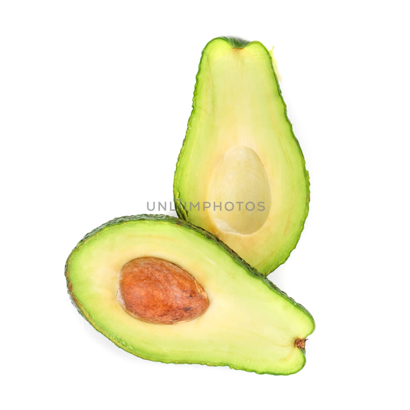 avocado fruit isolated on a white background