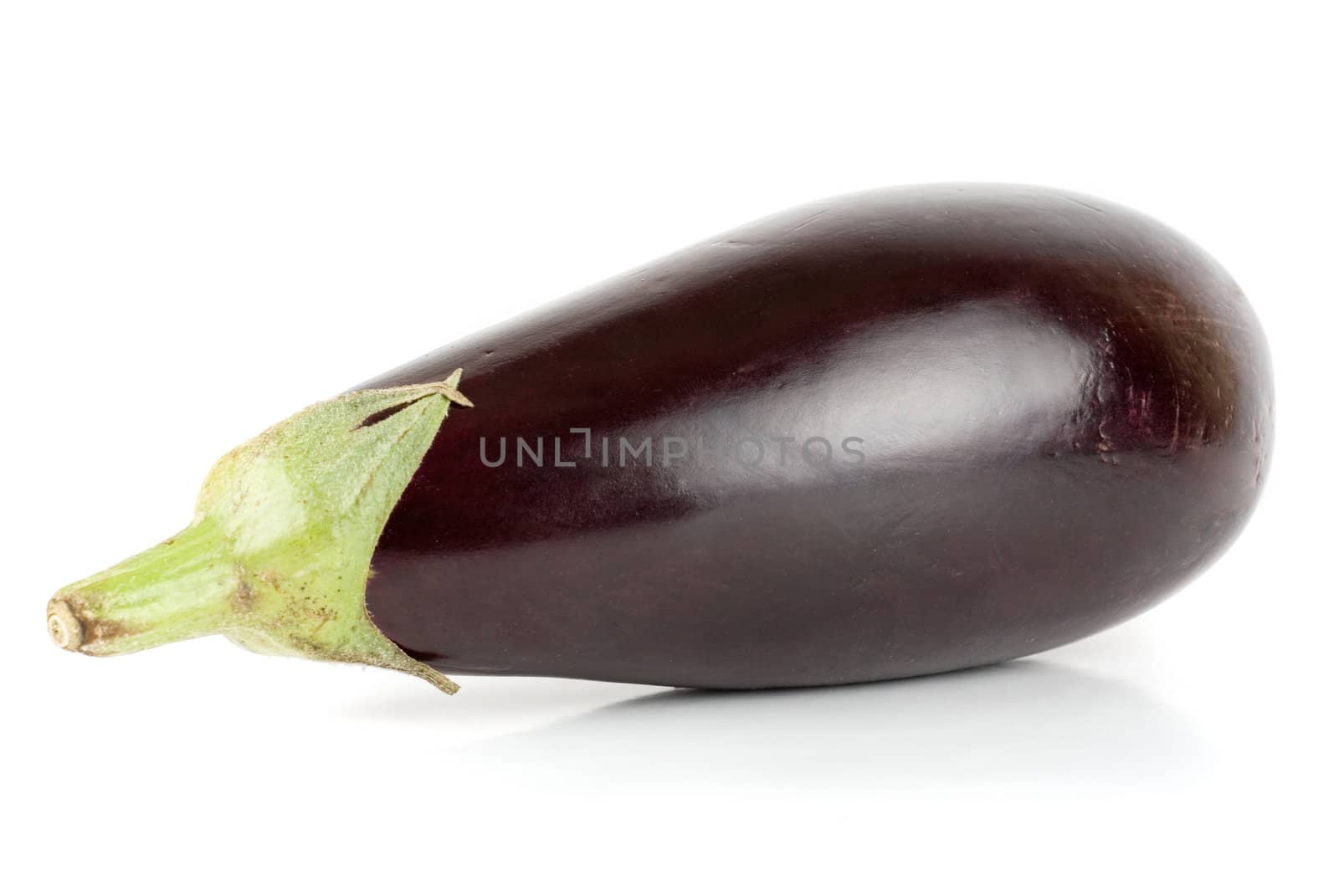aubergine isolated on a white background
