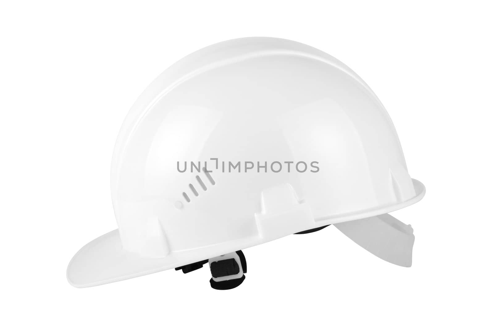 White helmet isolated on a white background