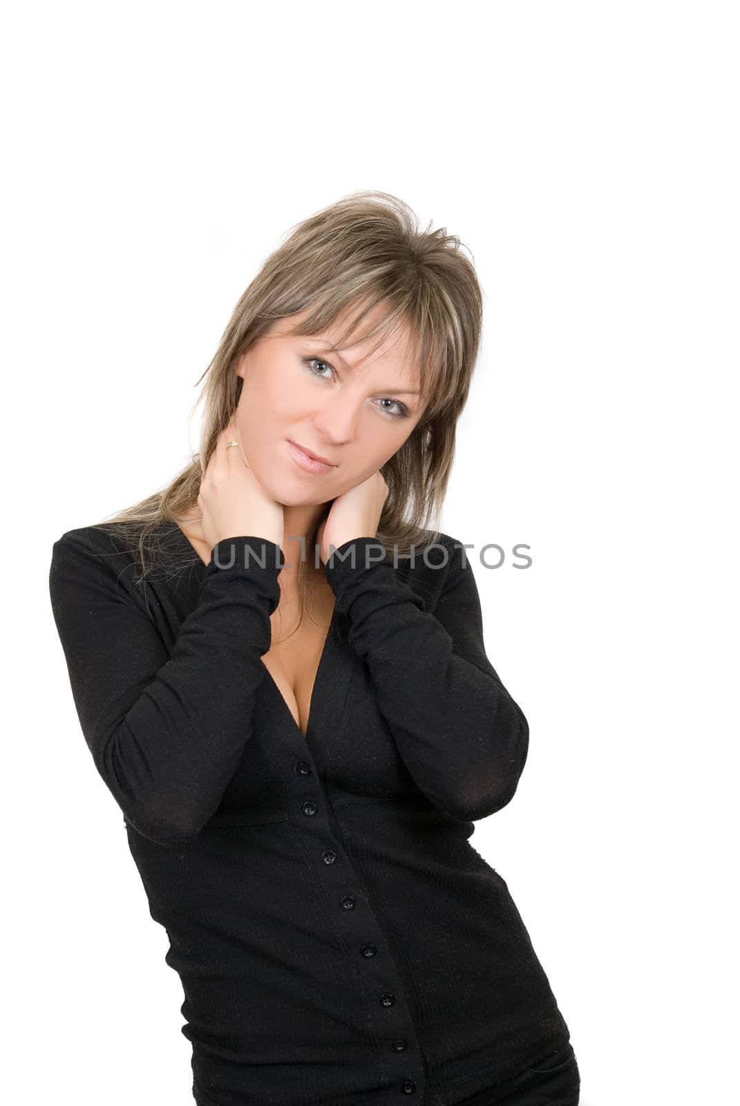 young women isolated on a white background