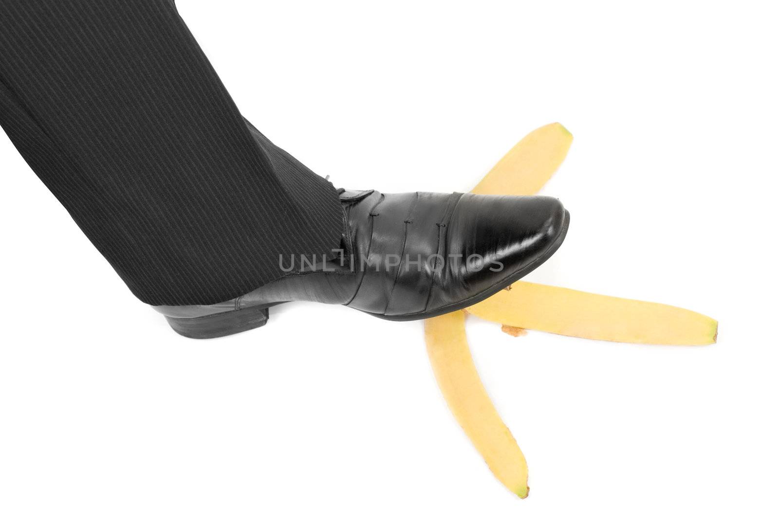 Banana risk - boot to step on a banana