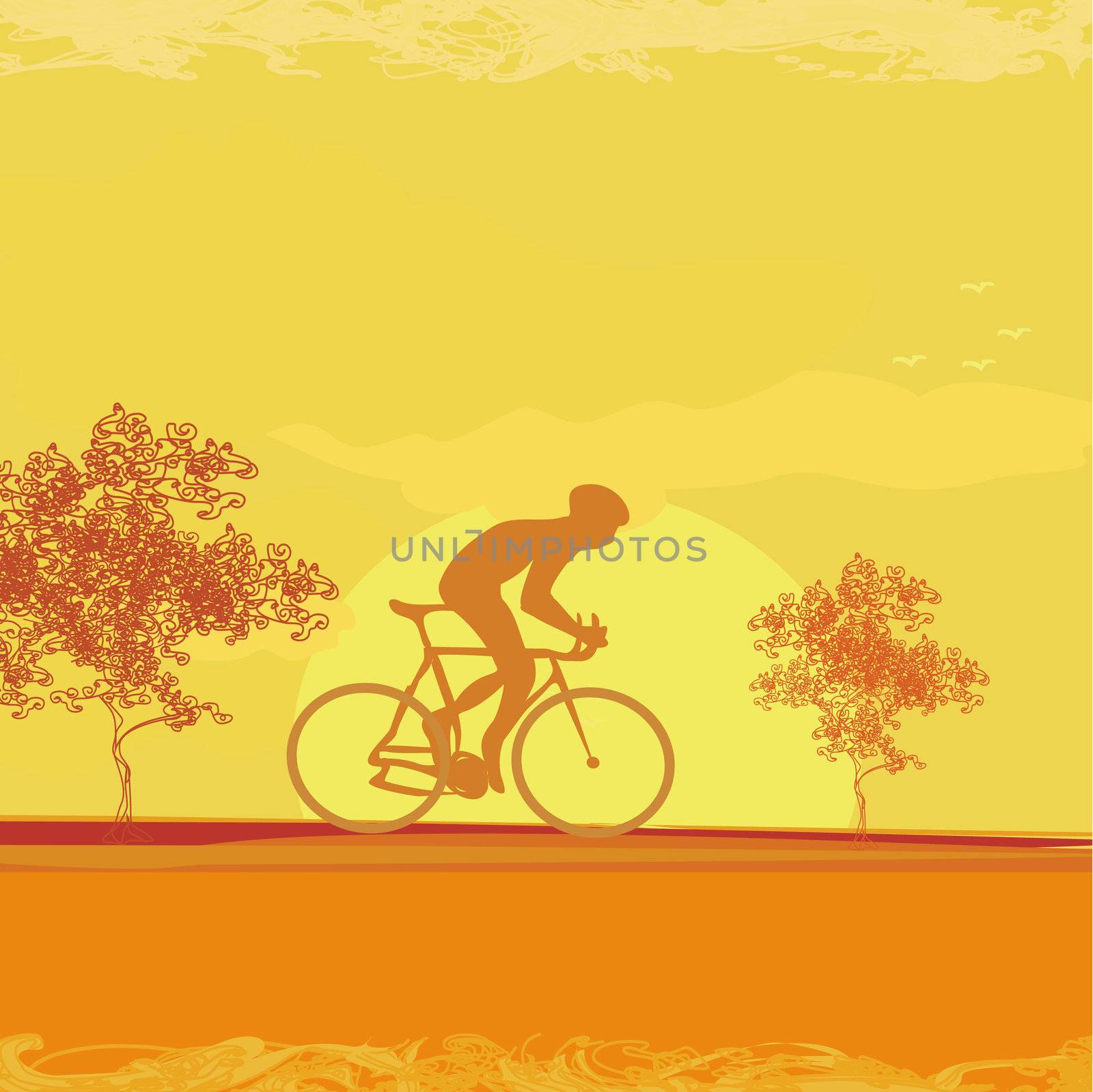 Cycling Poster by JackyBrown