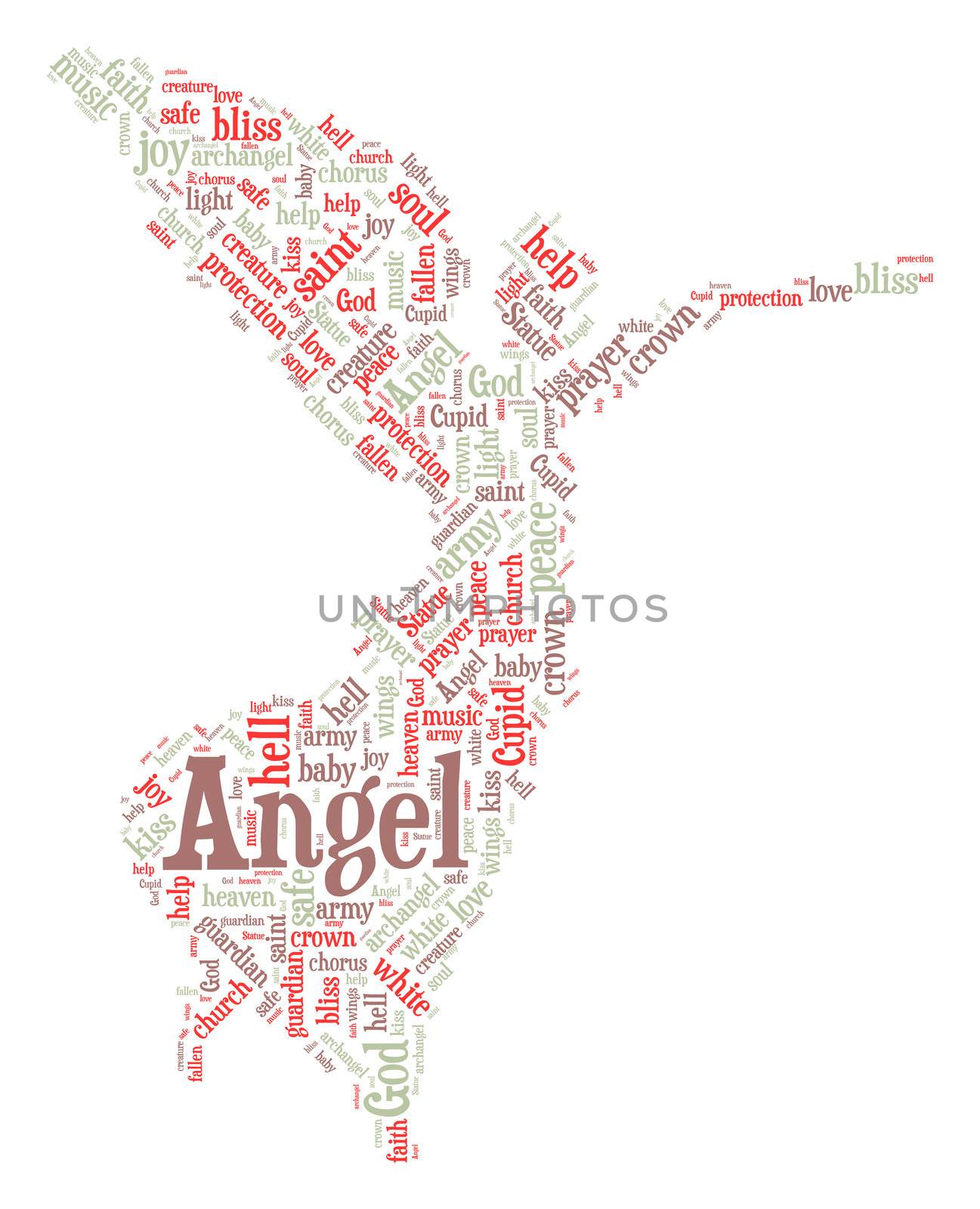 Angel word cloud