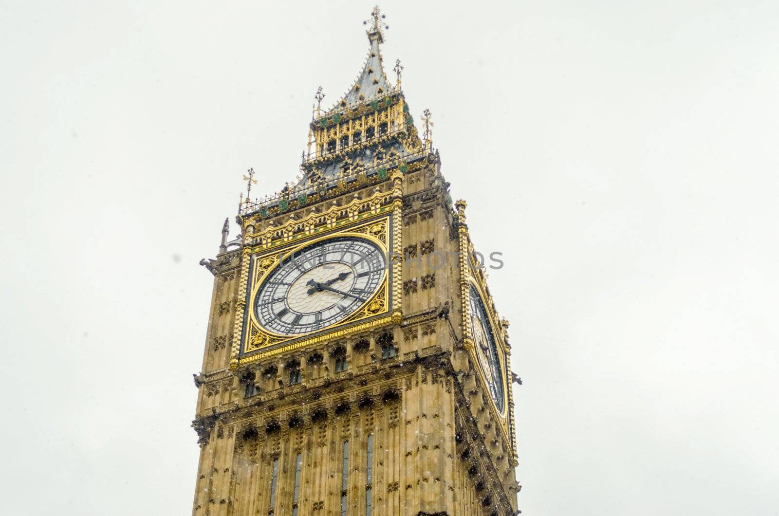 The Big Ben, Houses of Parliament, London, UK by marcorubino