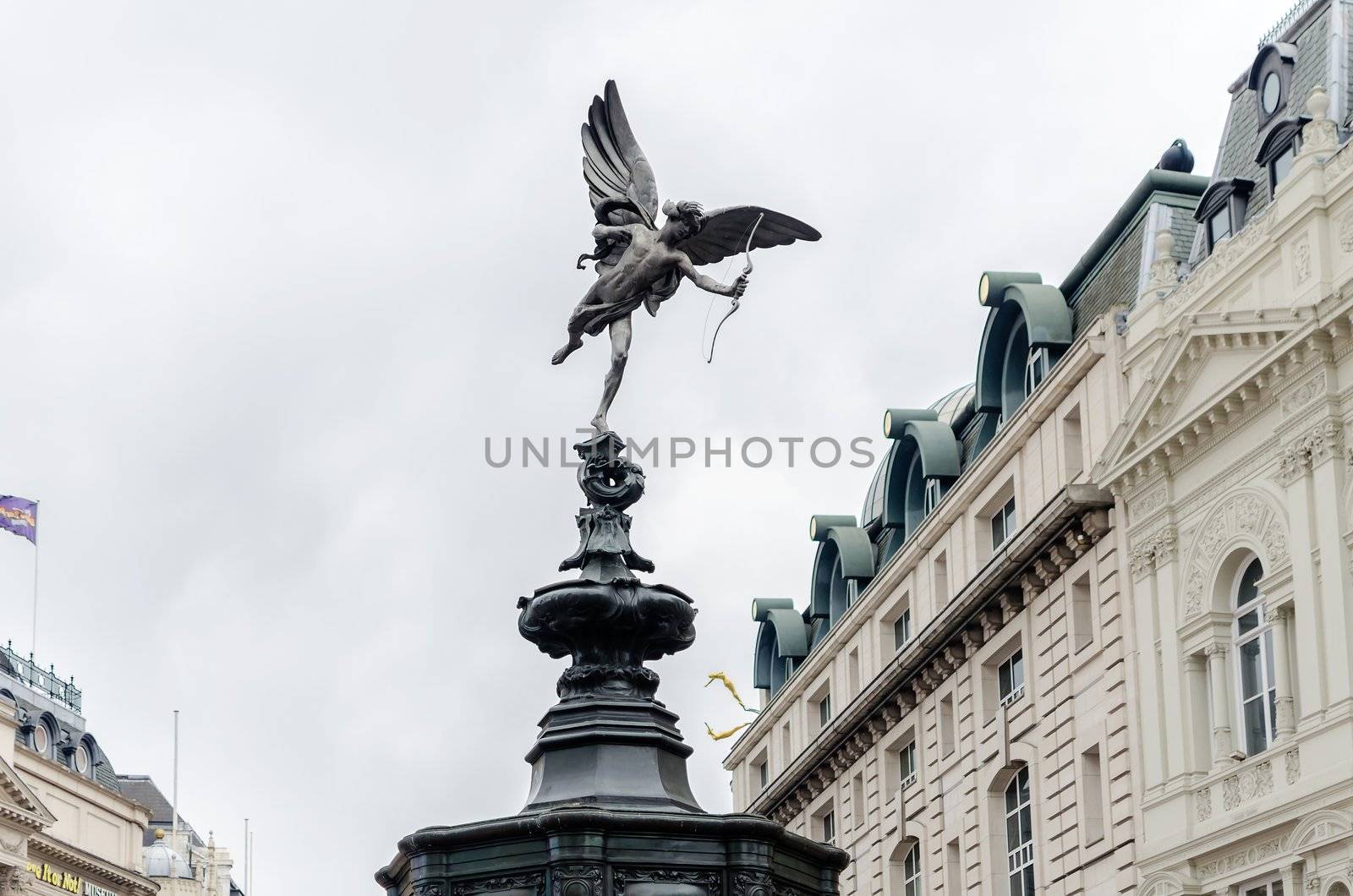 Eros Statue at Piccadilly Circus, London, UK by marcorubino