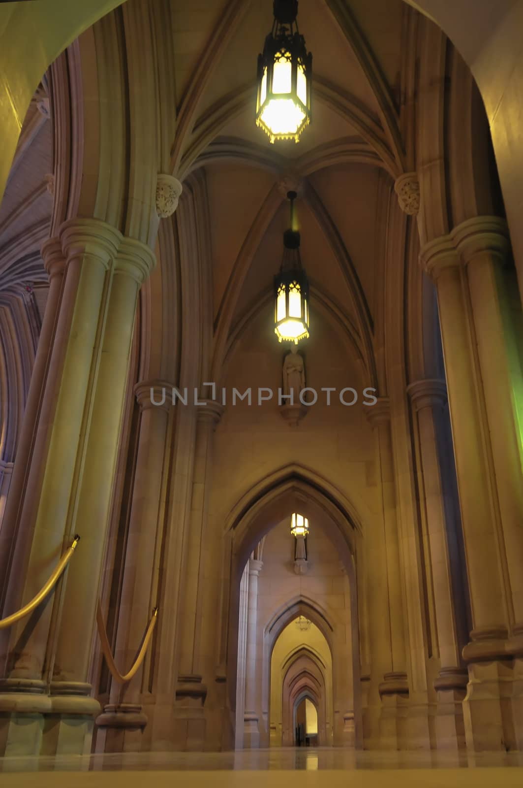 interior of a national cathedral gothic classic architecture by digidreamgrafix